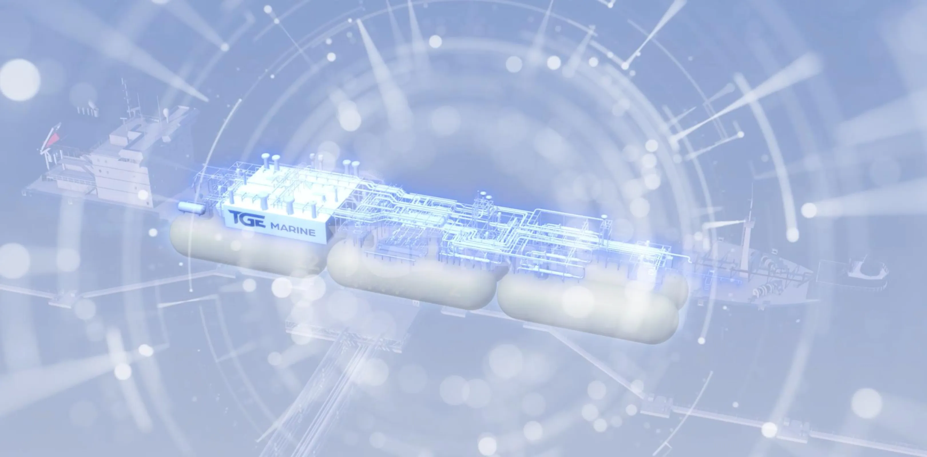 artist impression of a CO2 carrier