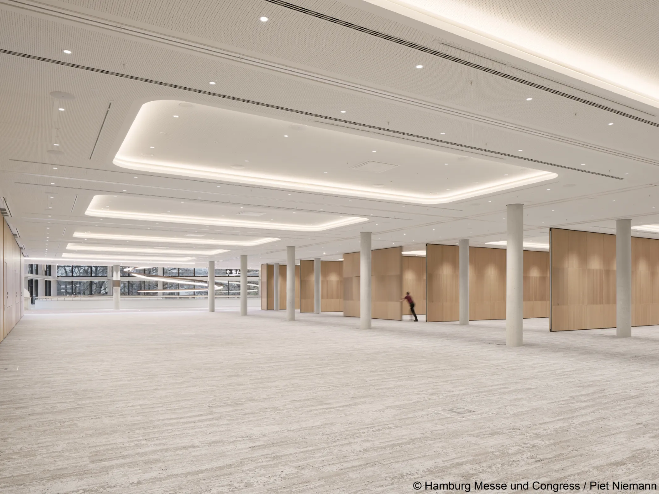 Hall Y - up to 12 break-out rooms © Hamburg Messe und Congress / Piet Niemann