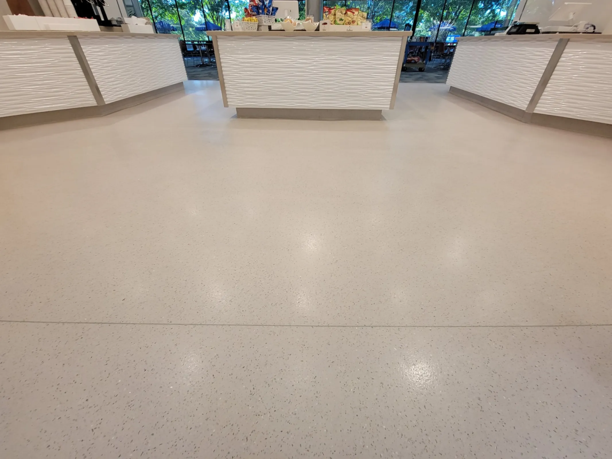 Acrylicon Composite Terrazzo System - Canteen University