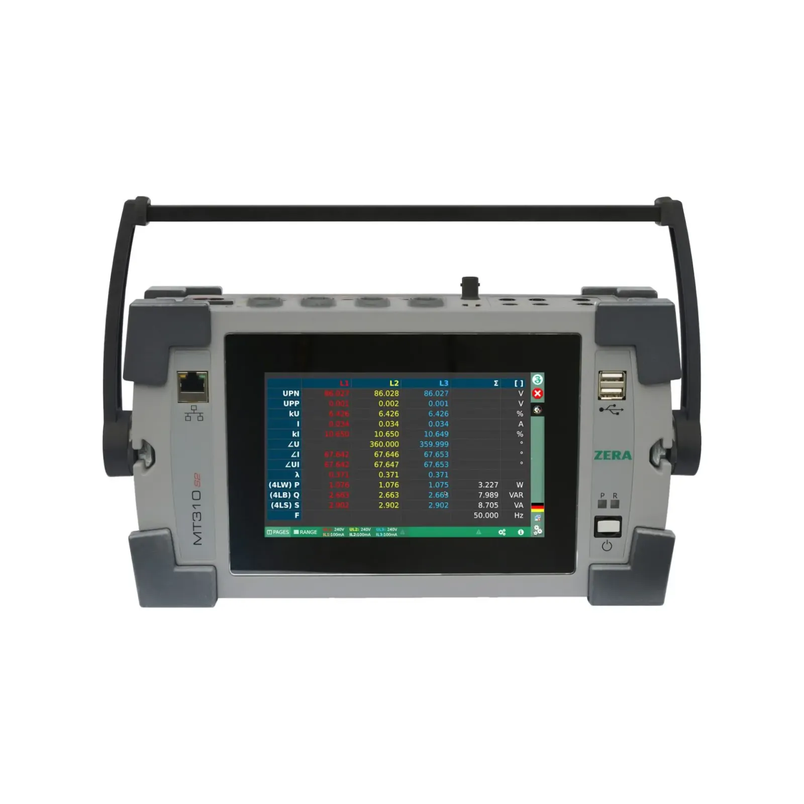 Portable test meter MT310s2