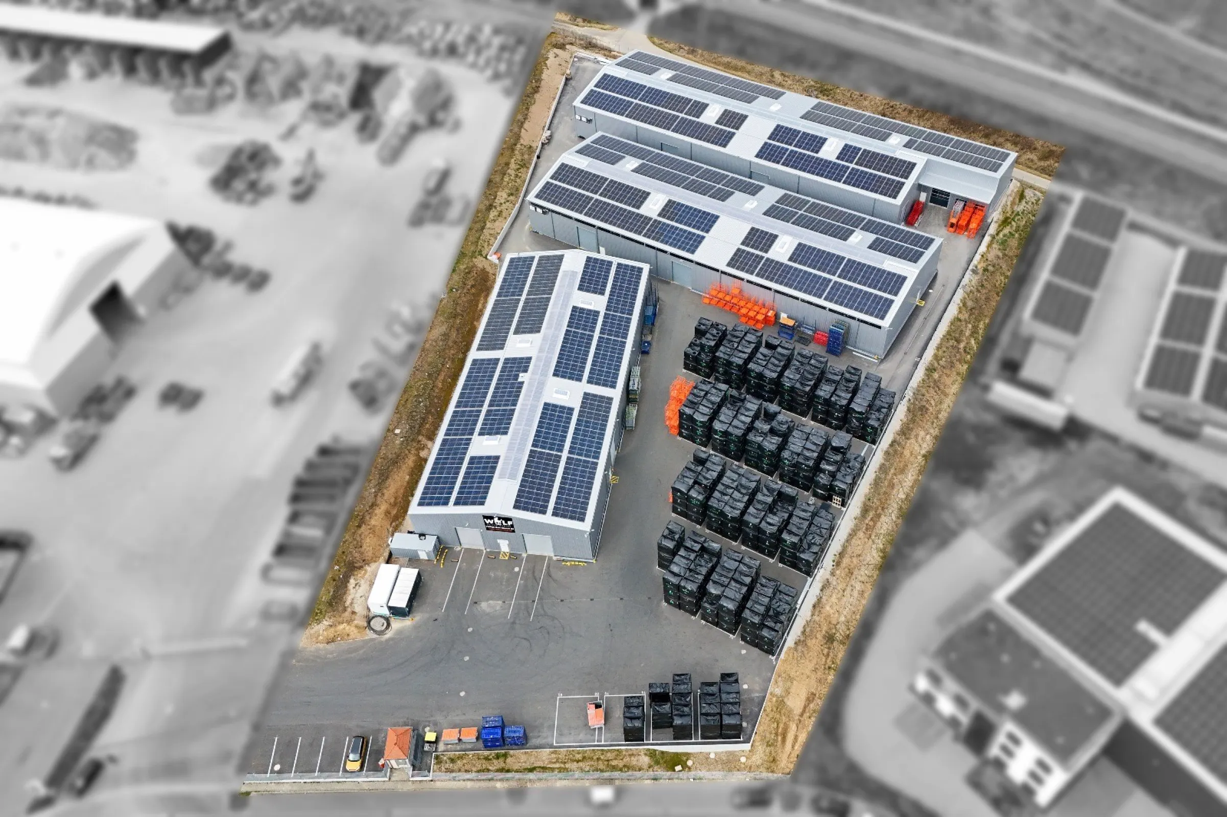 New construction of 3 warehouses in 2025