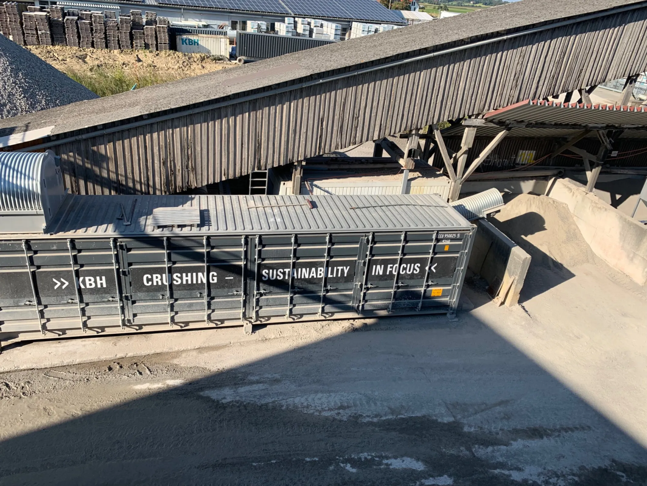 KBH CRUSHER in container