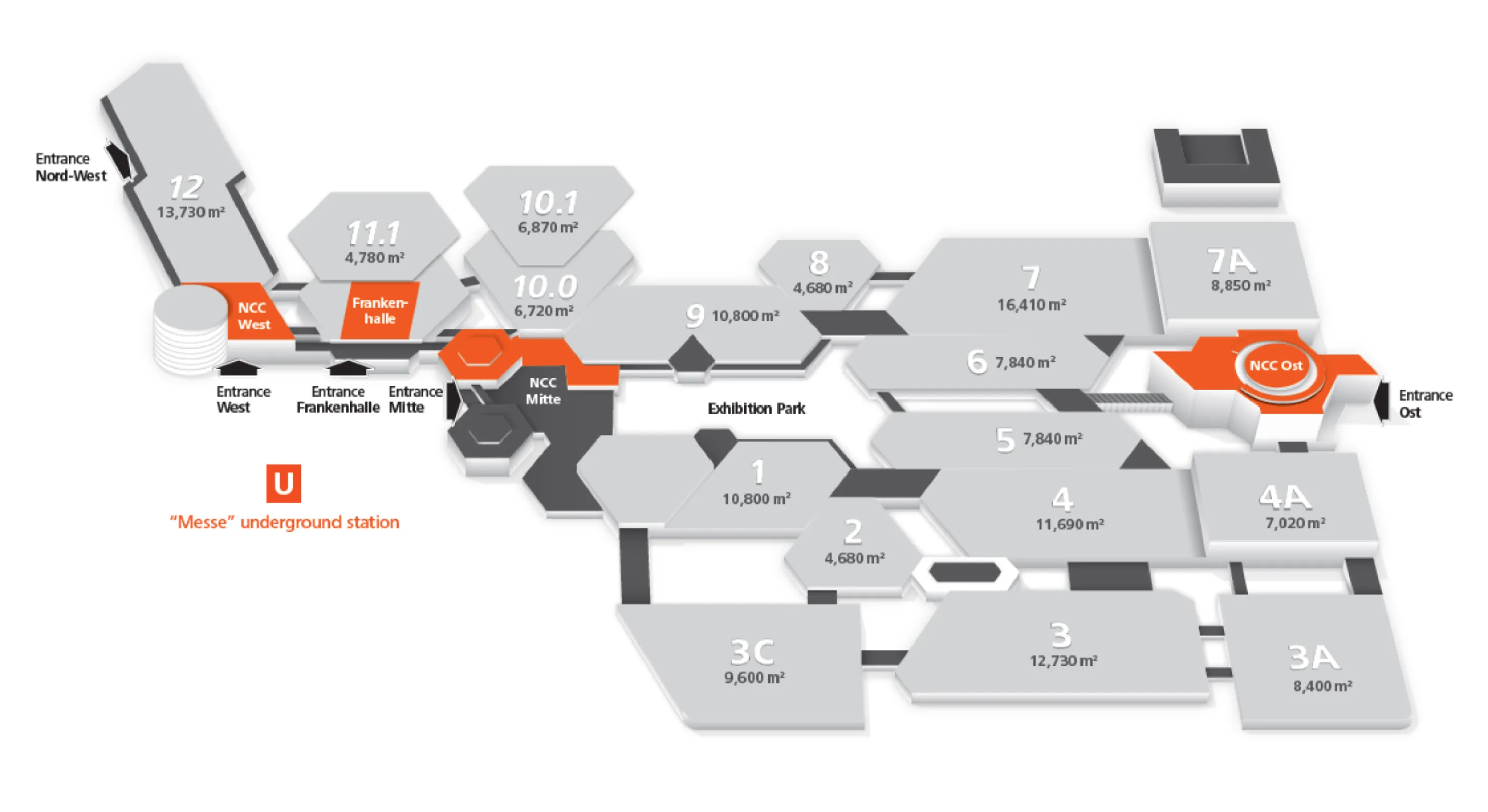 Site Overview NürnbergMesse