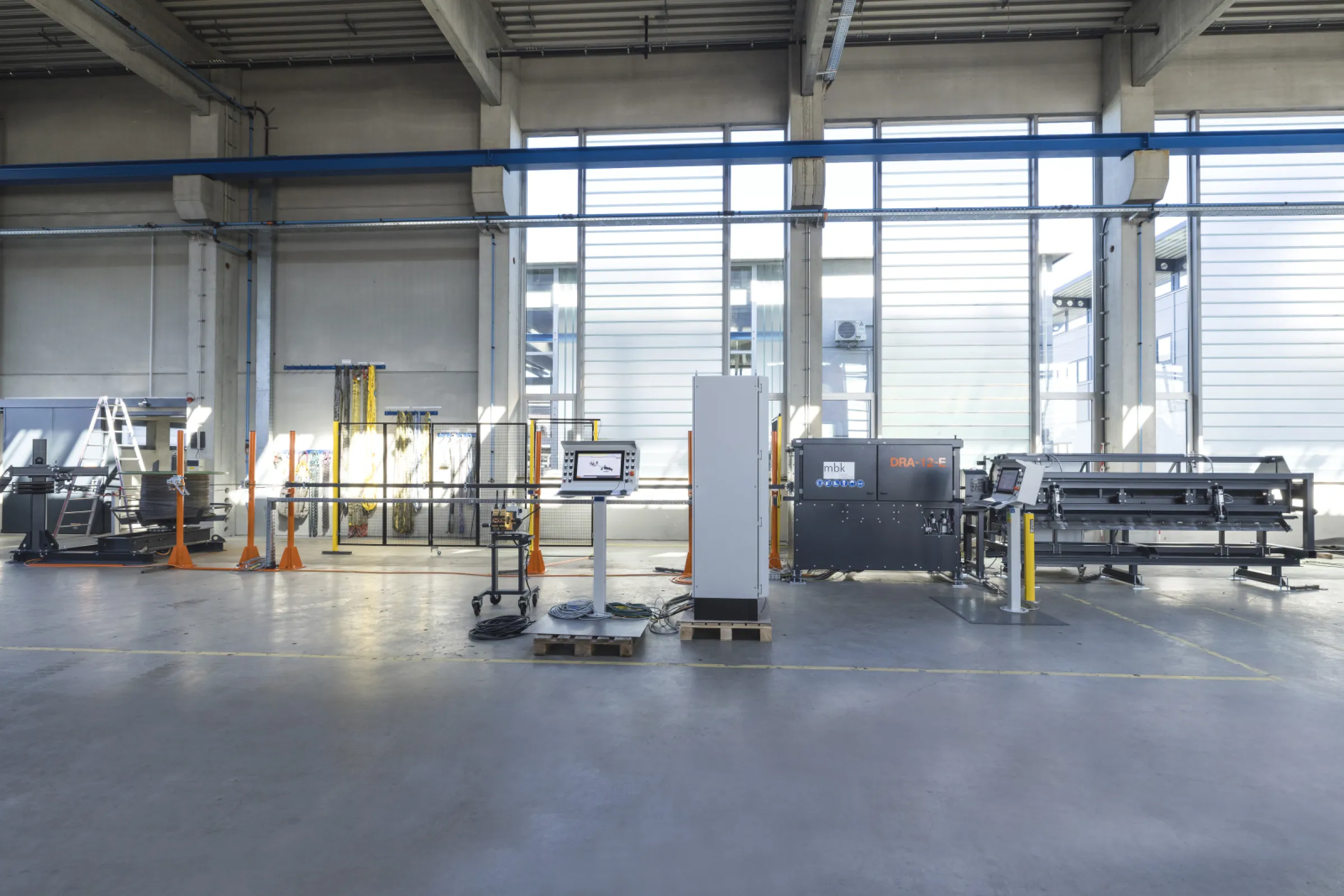 wire straightening and cutting machine DRA-12-E