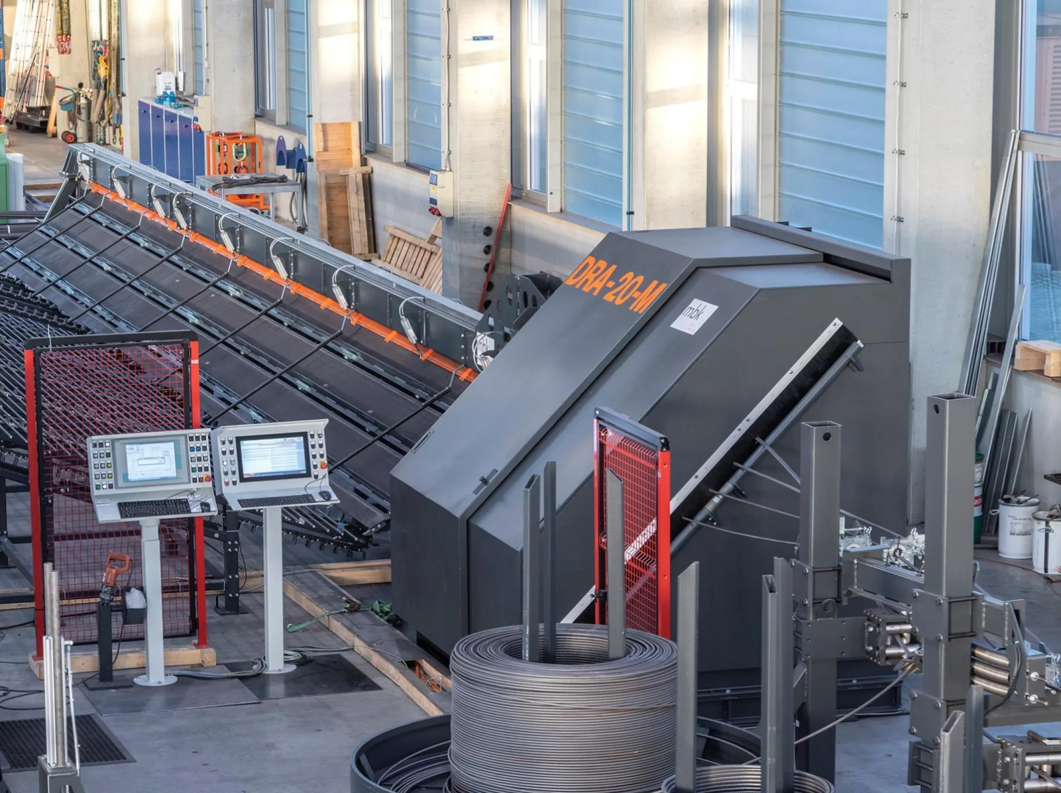 wire straightening and cutting machine DRA-20-M