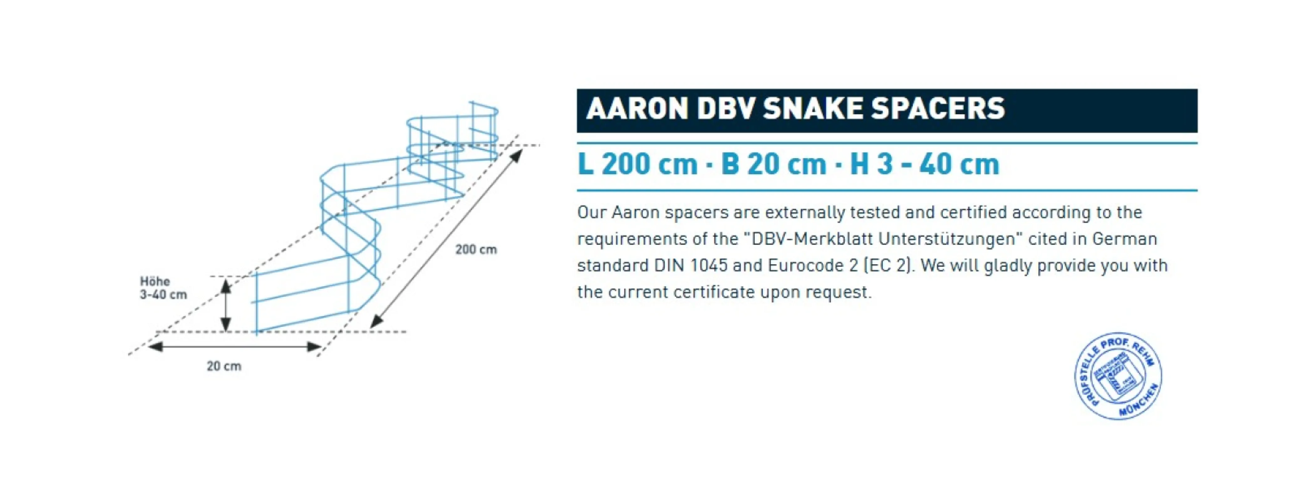 AARON DBV SNAKE SPACERS