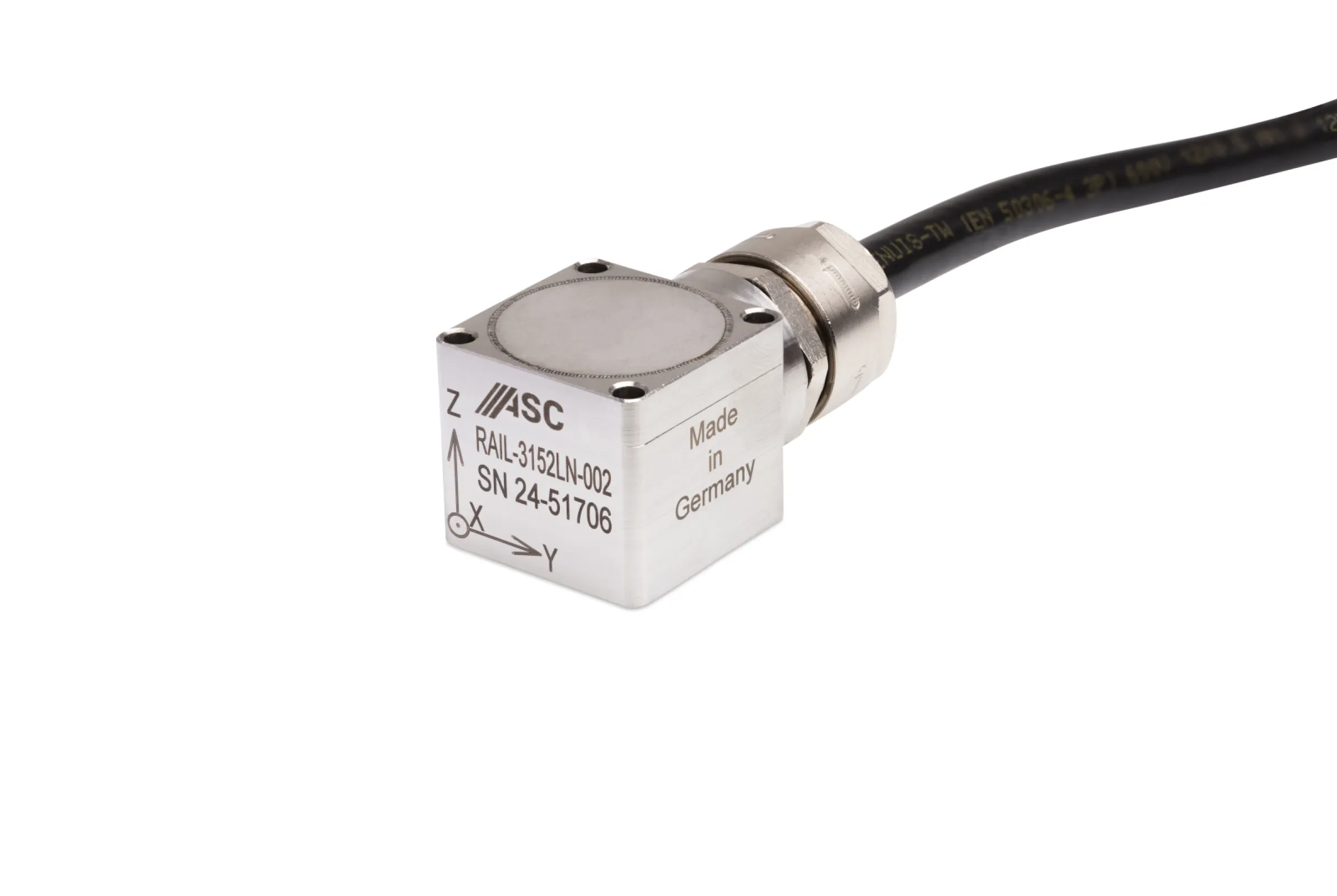 ASC RAIL-3152LN - capacitive MEMS accelerometer meets EN 50155