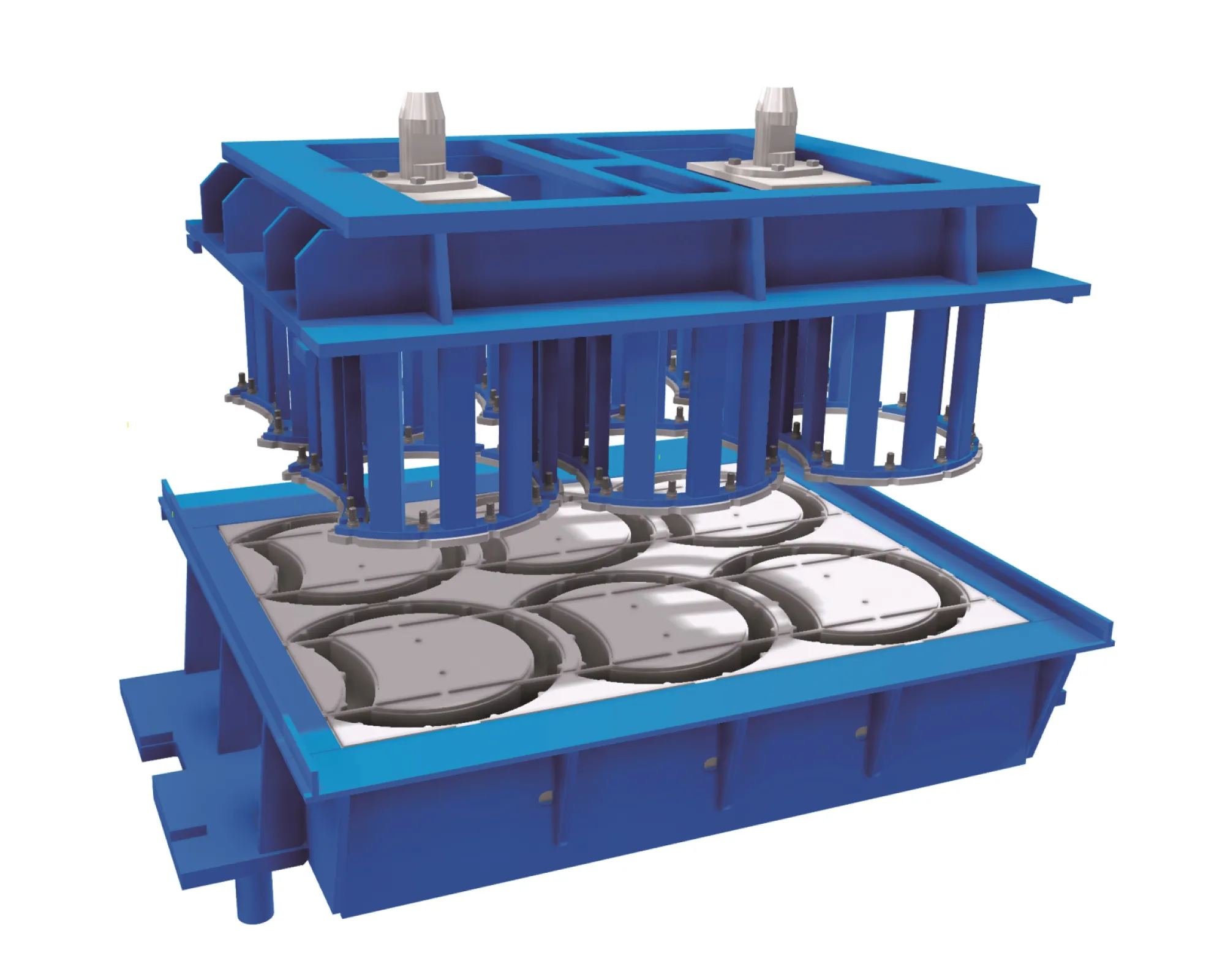 Wall retaining block mould