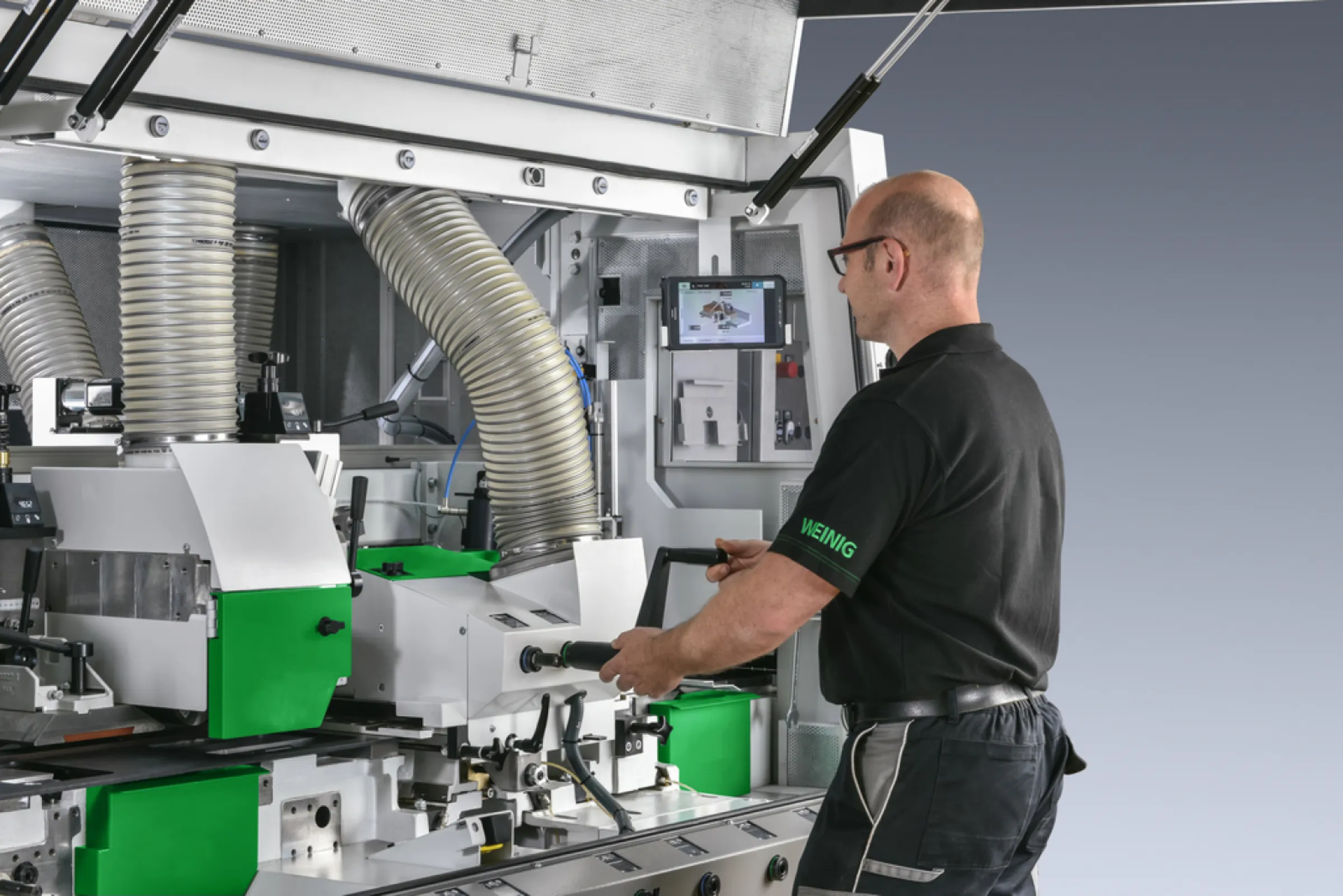 Machine Door Opening