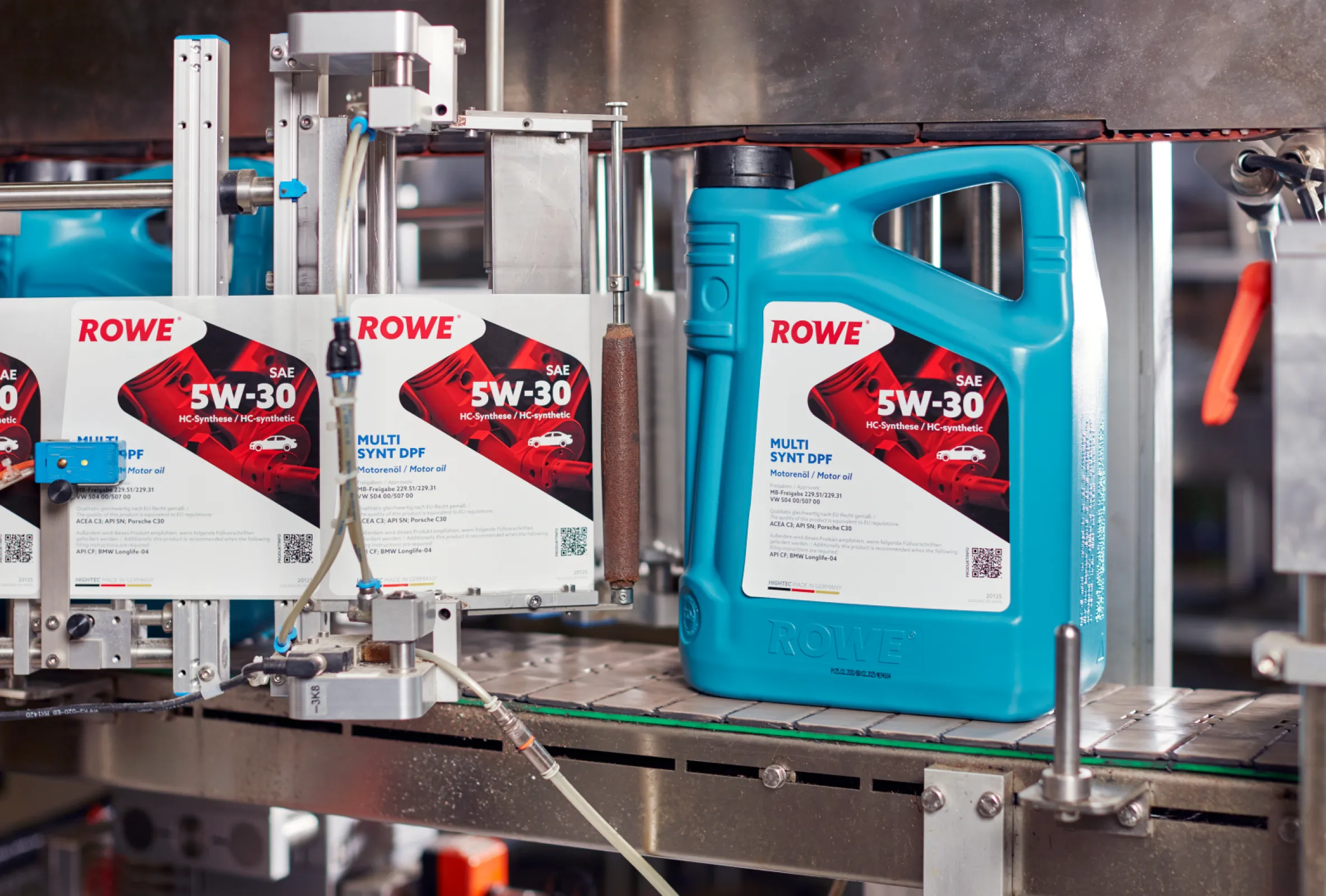 ROWE is also acting sustainably with its containers: Up to 70 per cent of the containers manufactured by Palbo GmbH are made from recycled material.