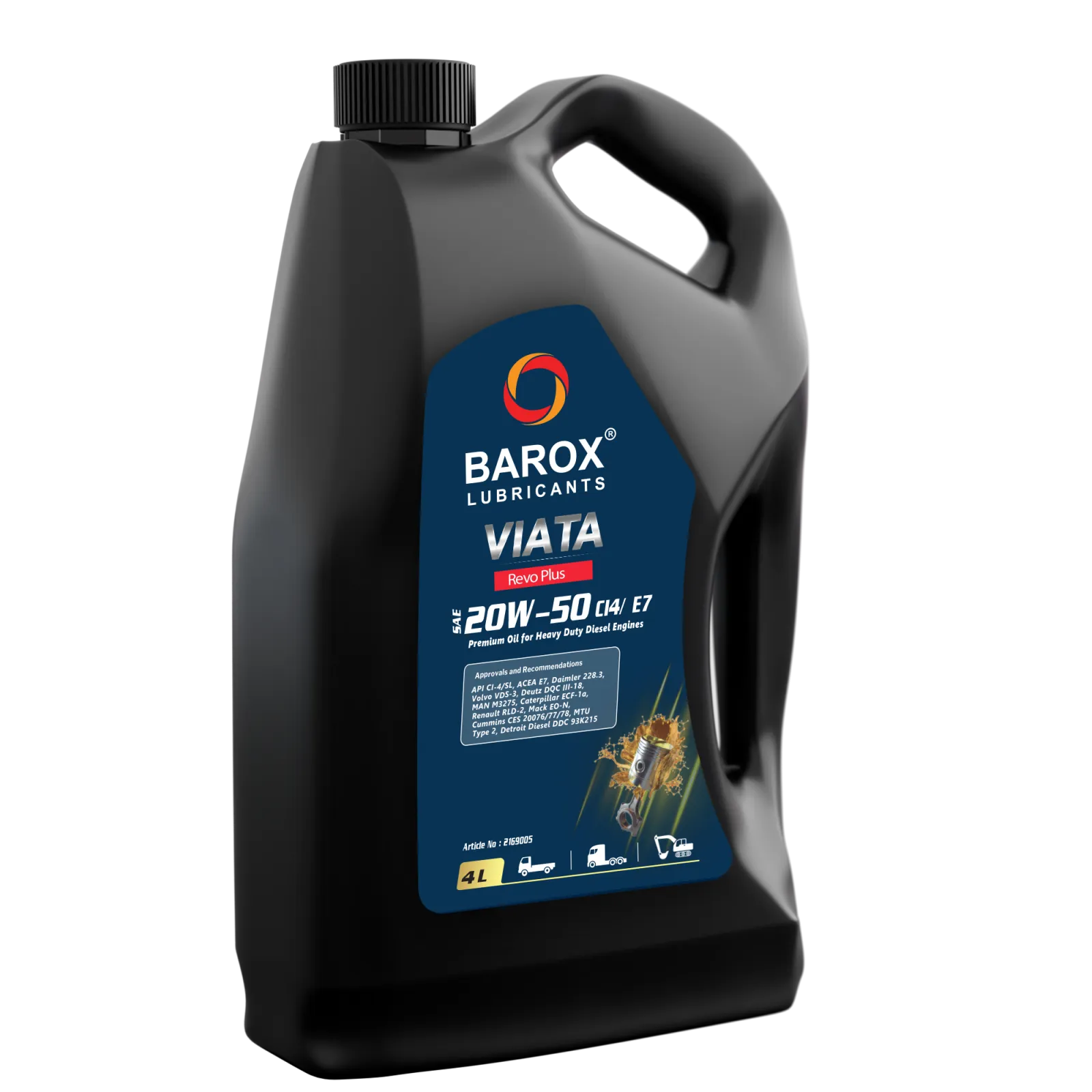 Barox VIATA Revo Plus SAE 20W-50 CI4/E7