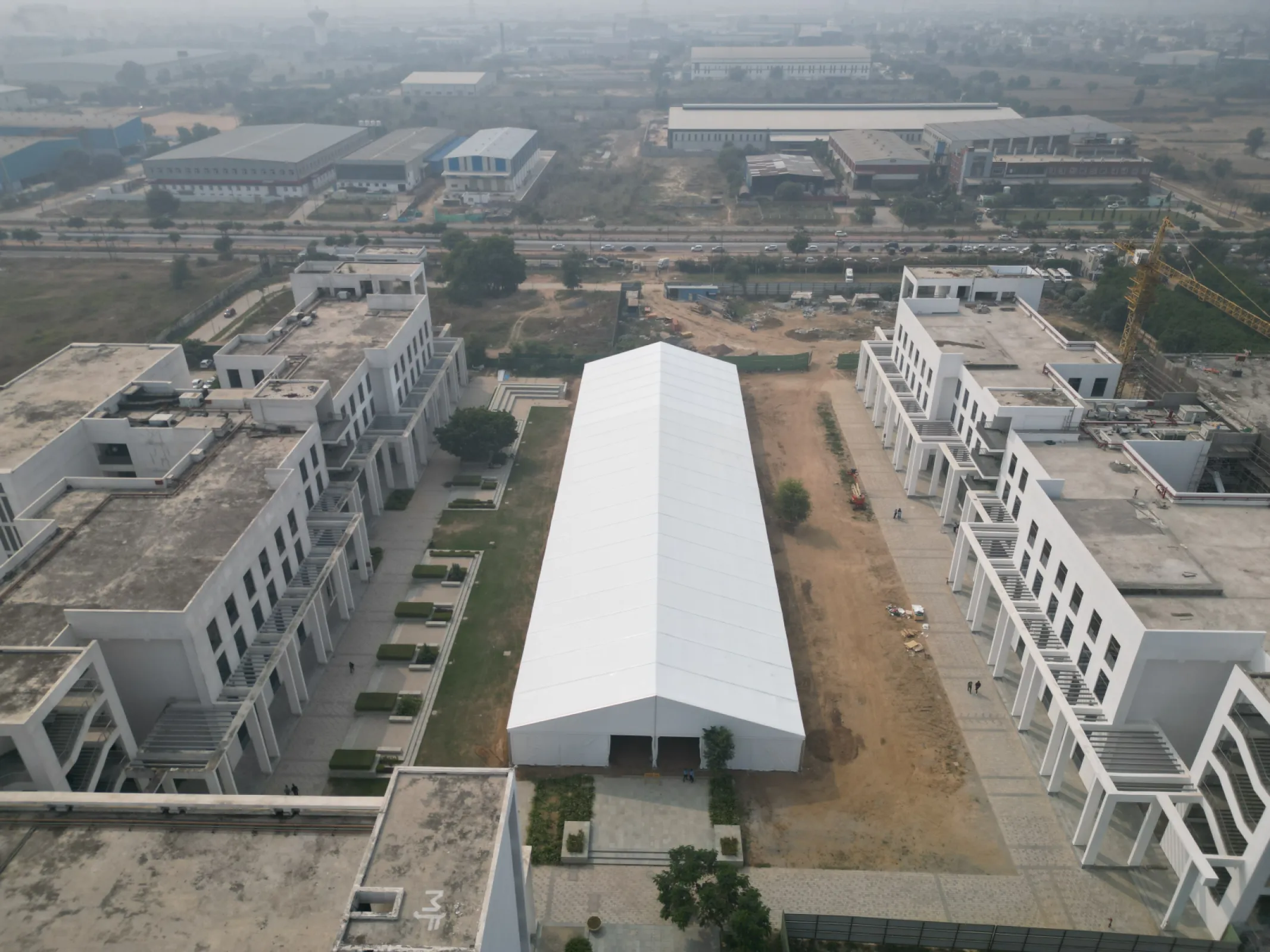 Big tent — exterior view