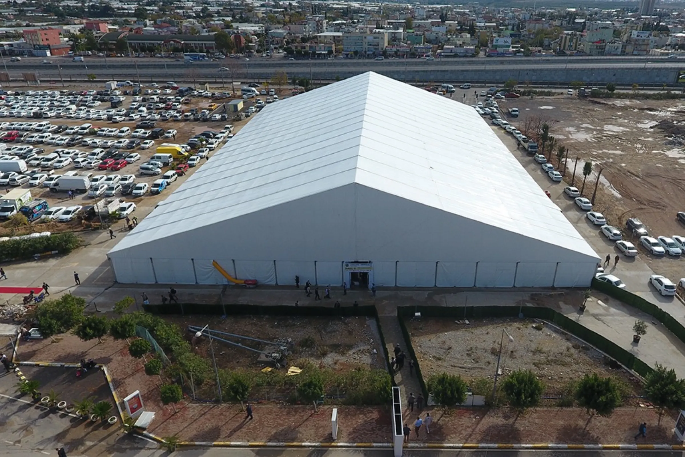 Big tent — exterior view