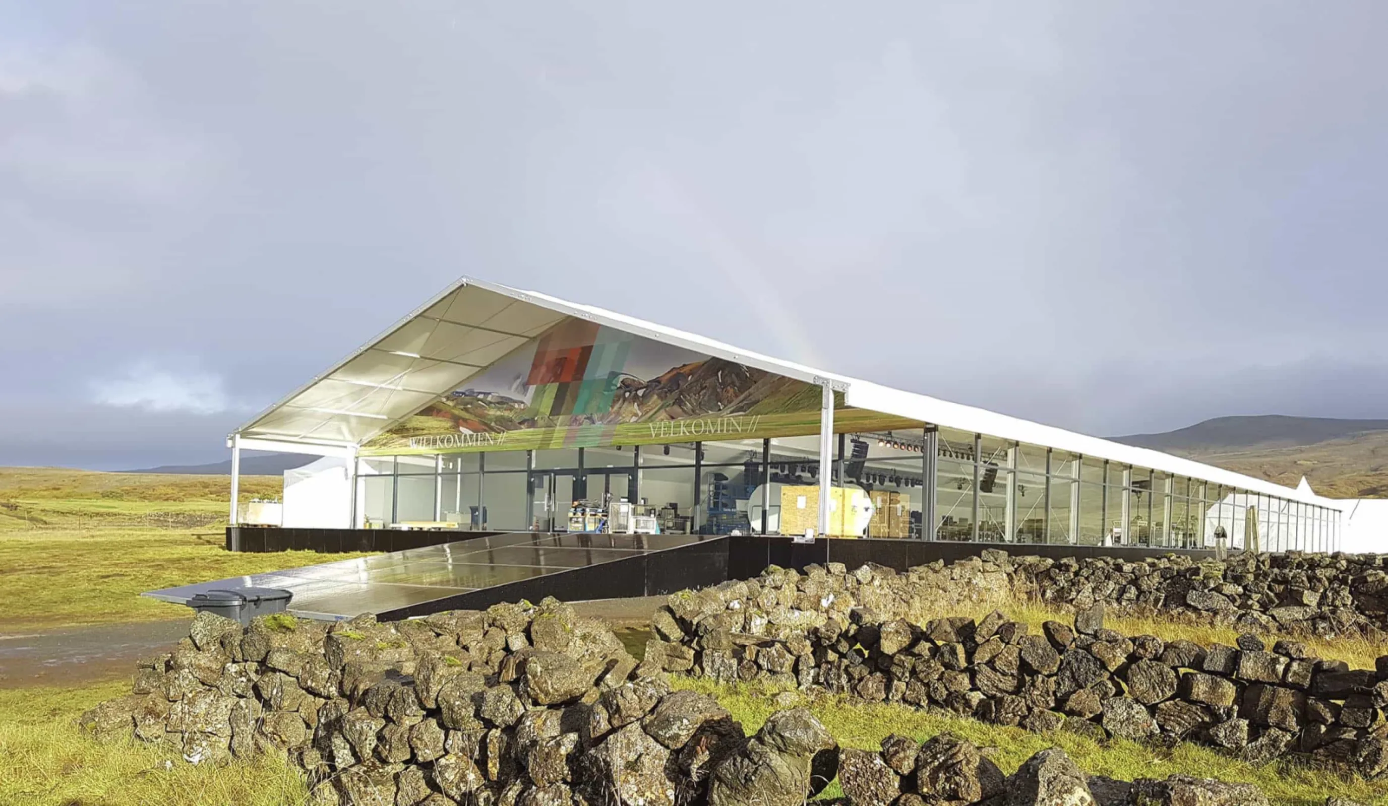 Big tent — exterior view