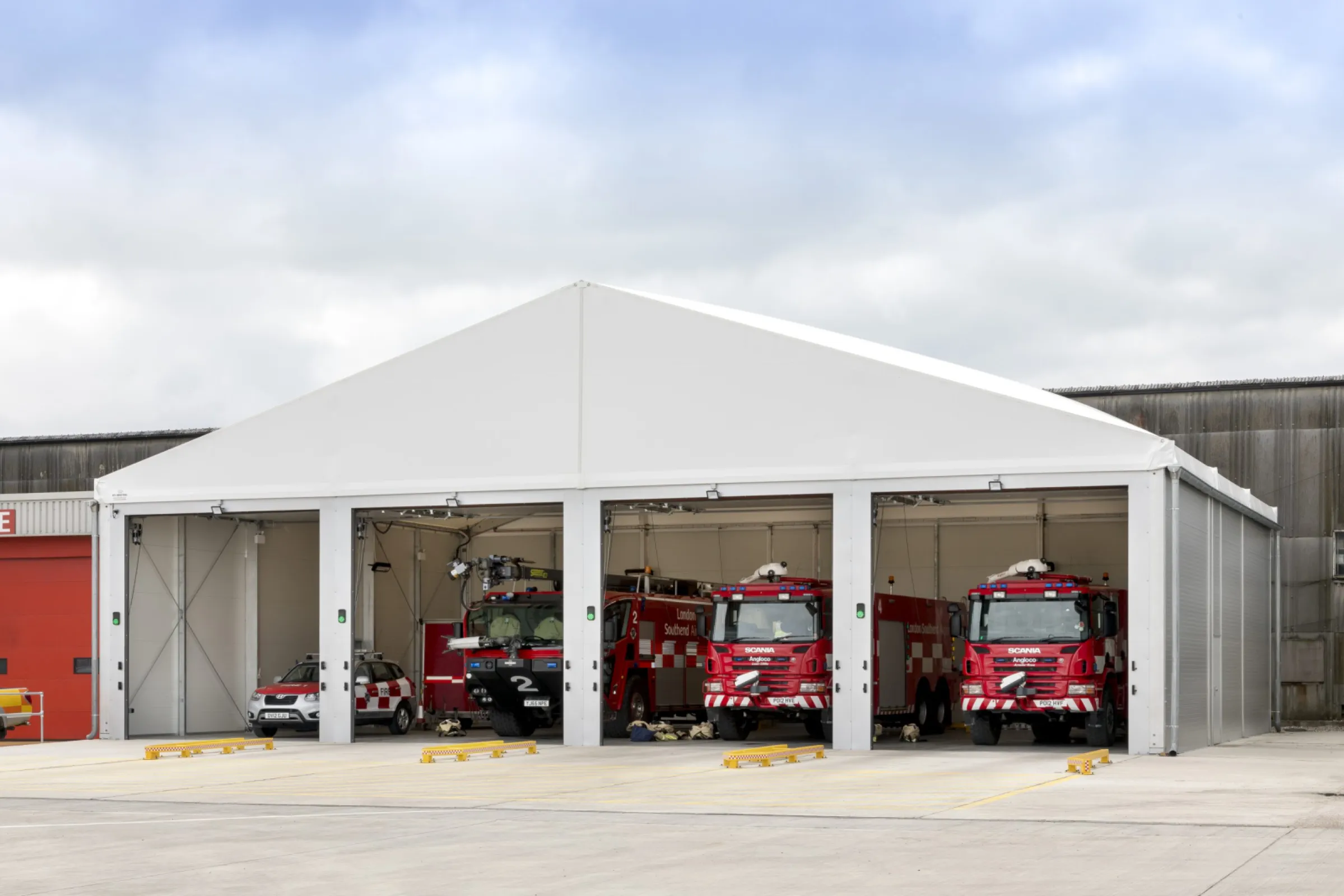 Humanitarian tent — exterior view
