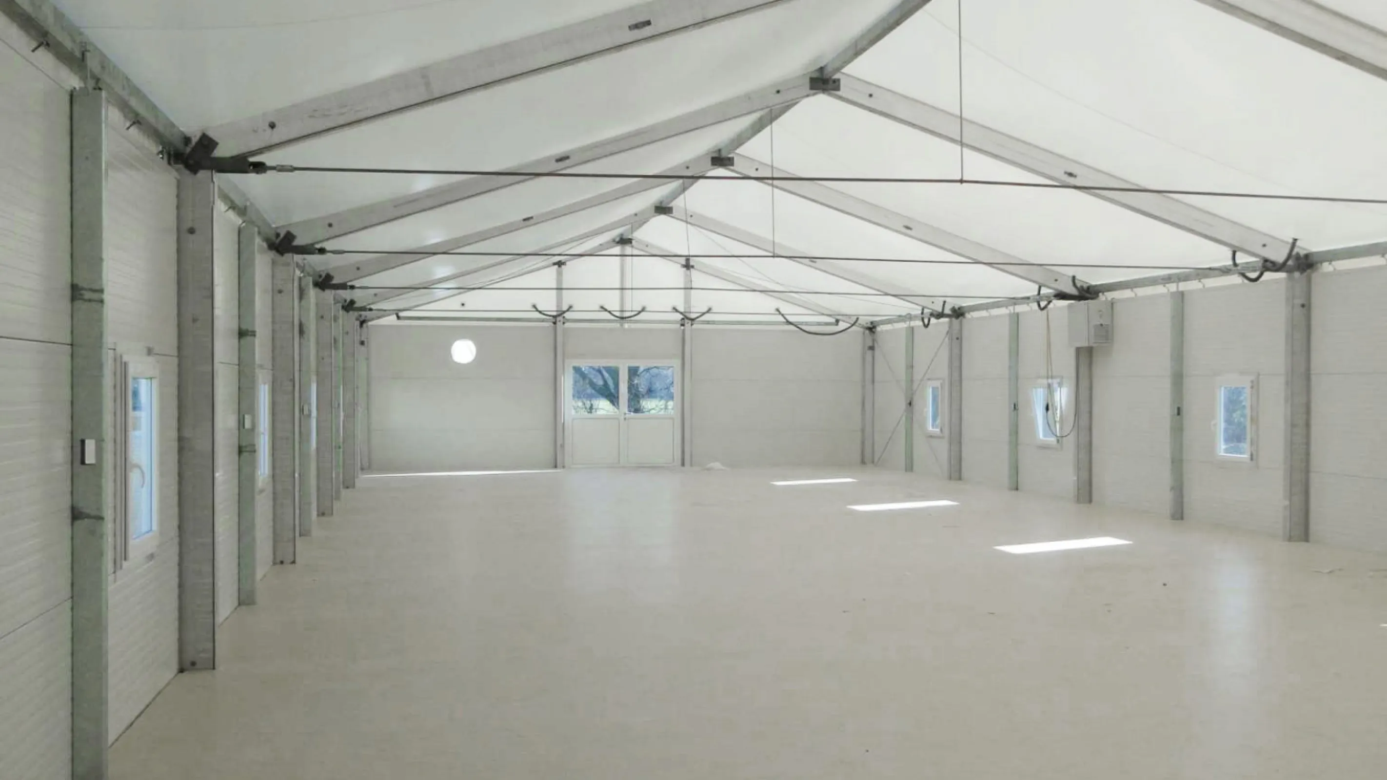 Humanitarian tent — interior view