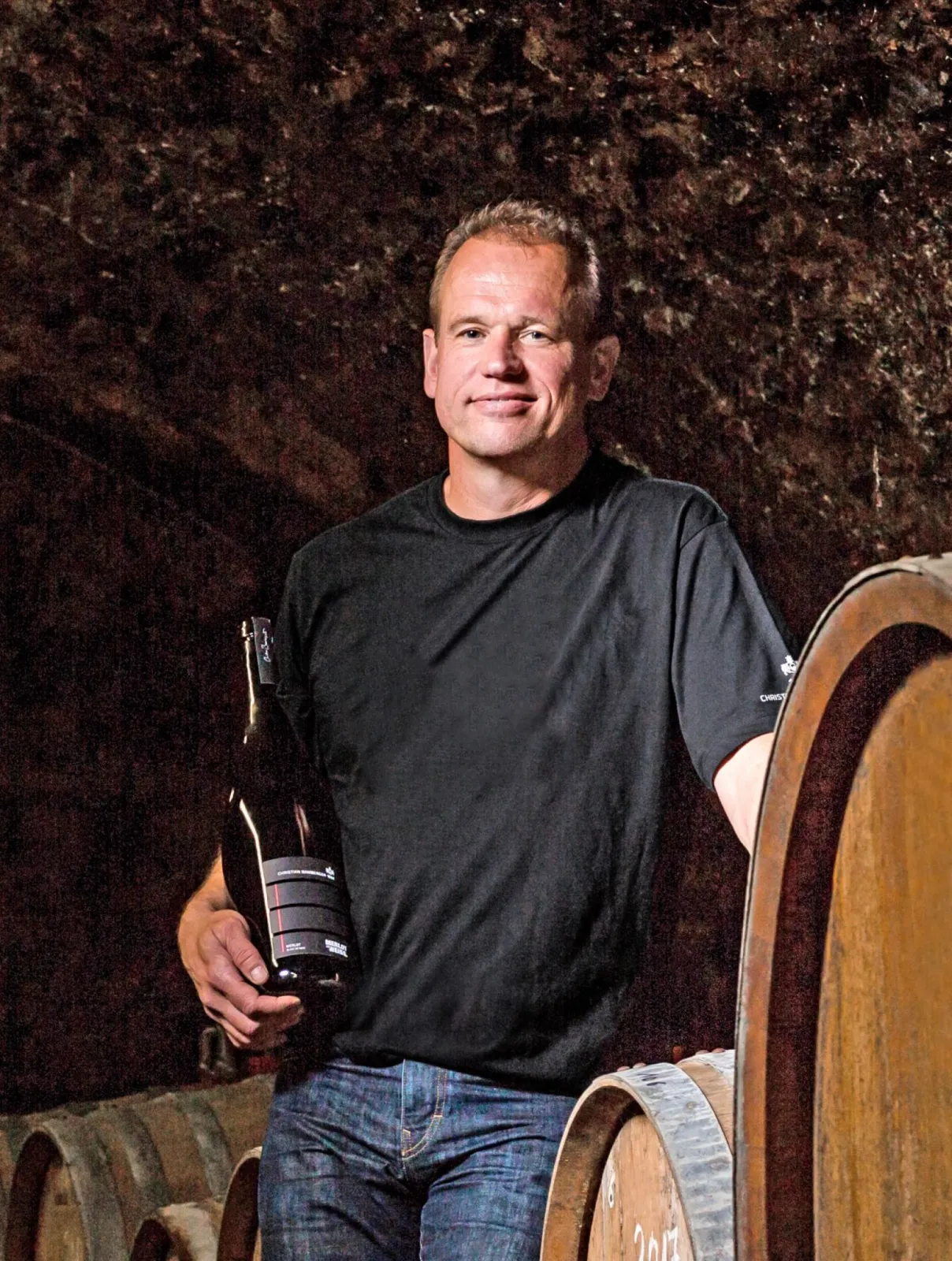 Christian in the cellar