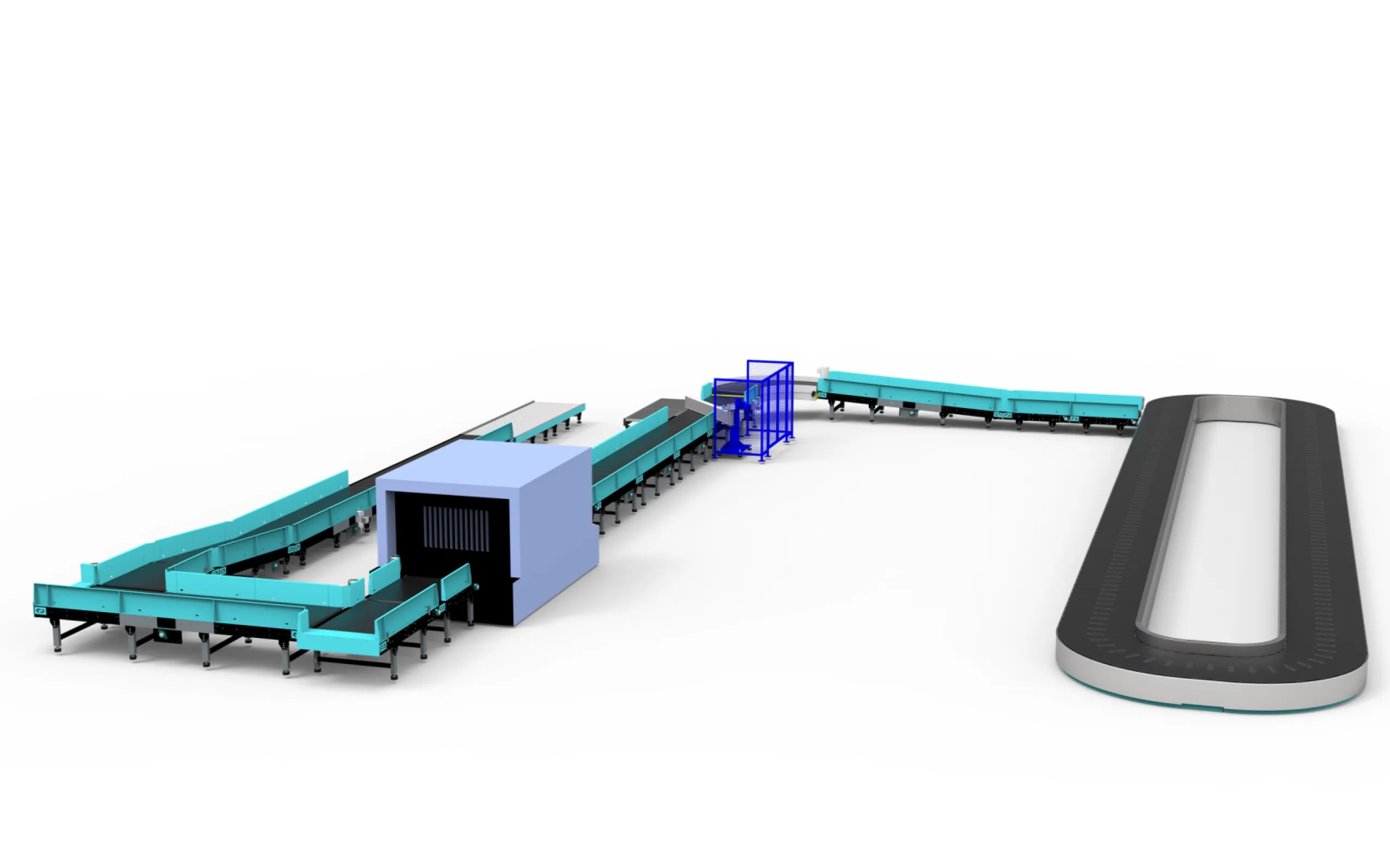 BELTCON Baggage Reclaim Carousel - Example Layout