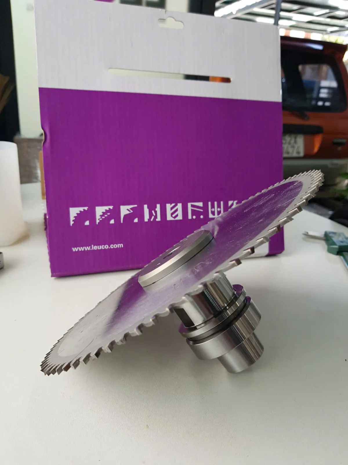 TCT saw blades with tool holder HSK63F