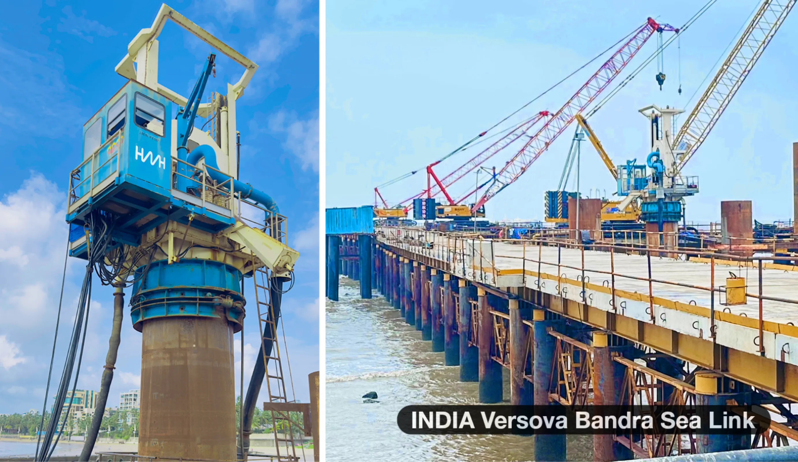 Wirth™ PBA 615 and PBA 818 at the Versova Bandra Sea Link