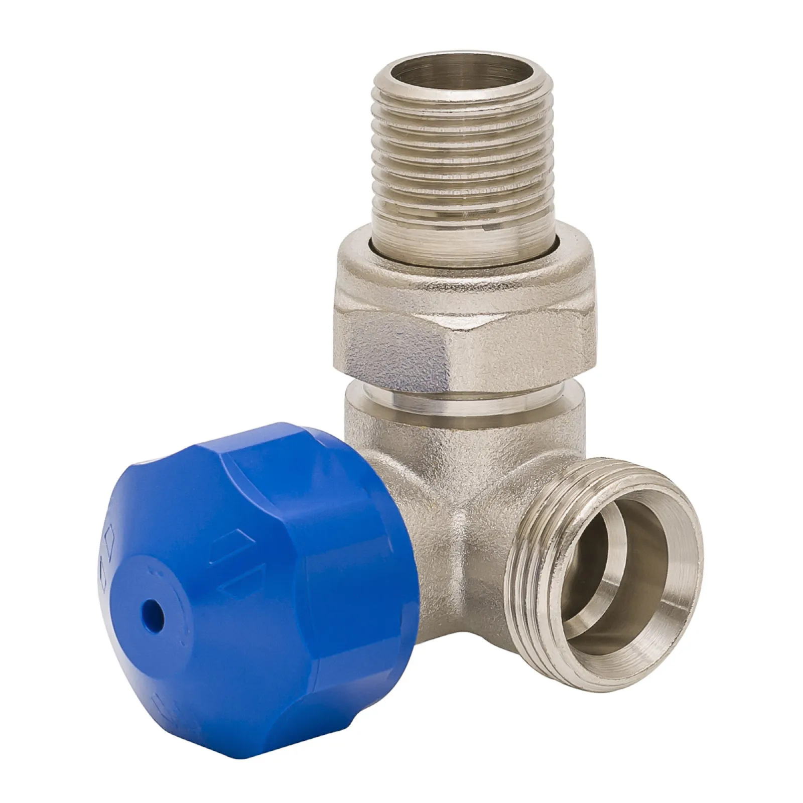 thermostatic valve, angled, left