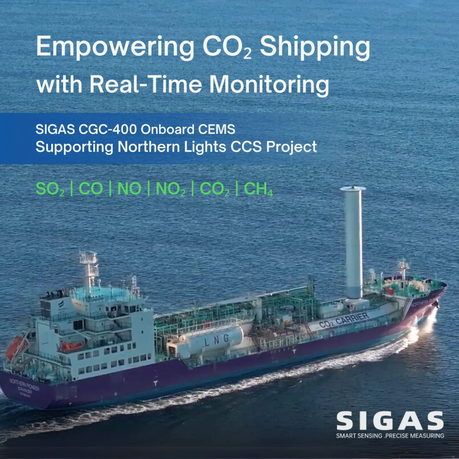 SIGAS Onboard CEMS Supporting EU CCS Project