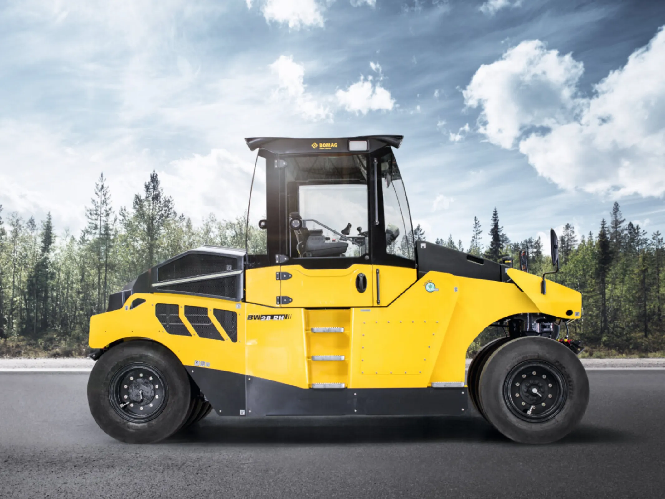 BOMAG pneumatic tyred roller