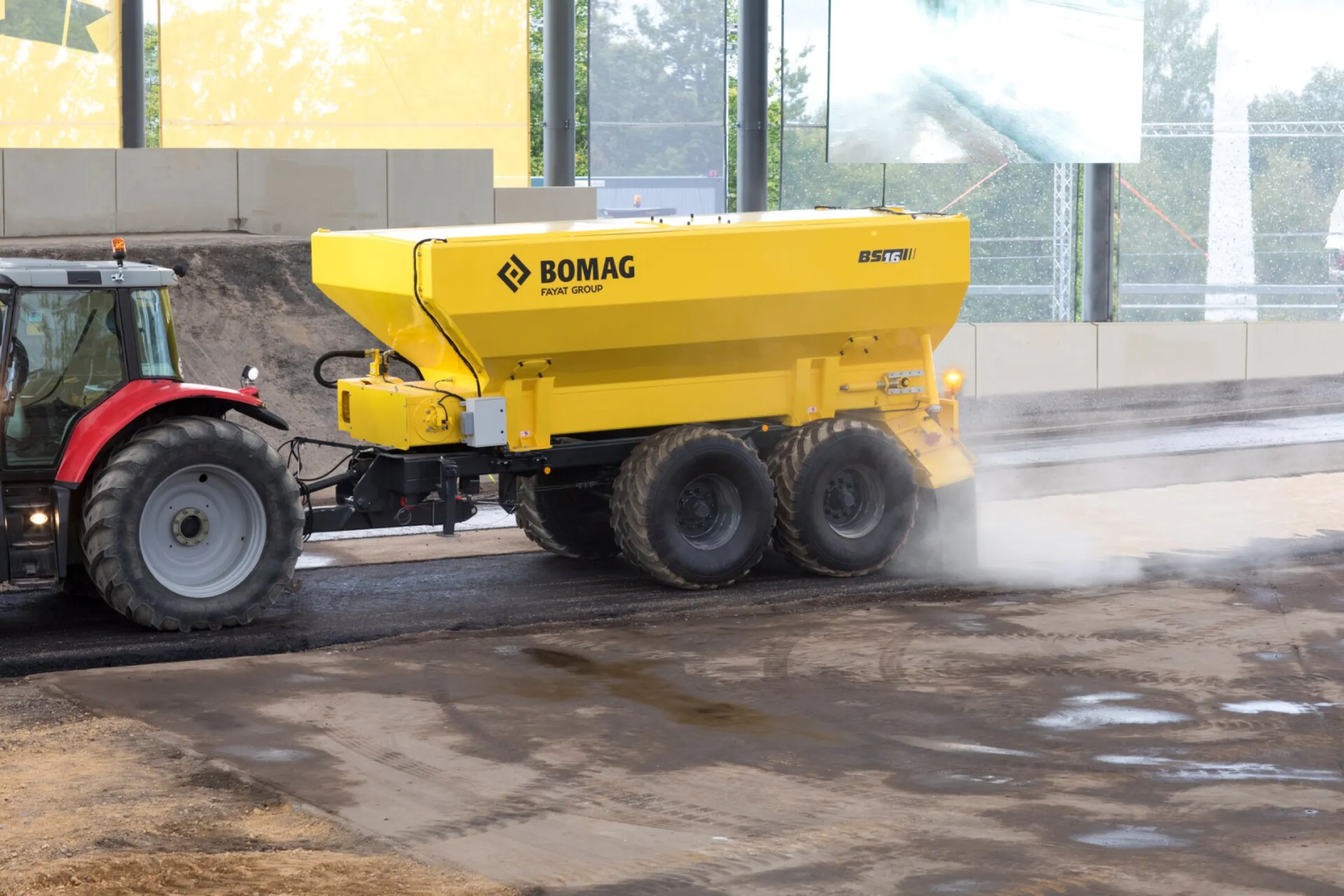 BOMAG cement spreader