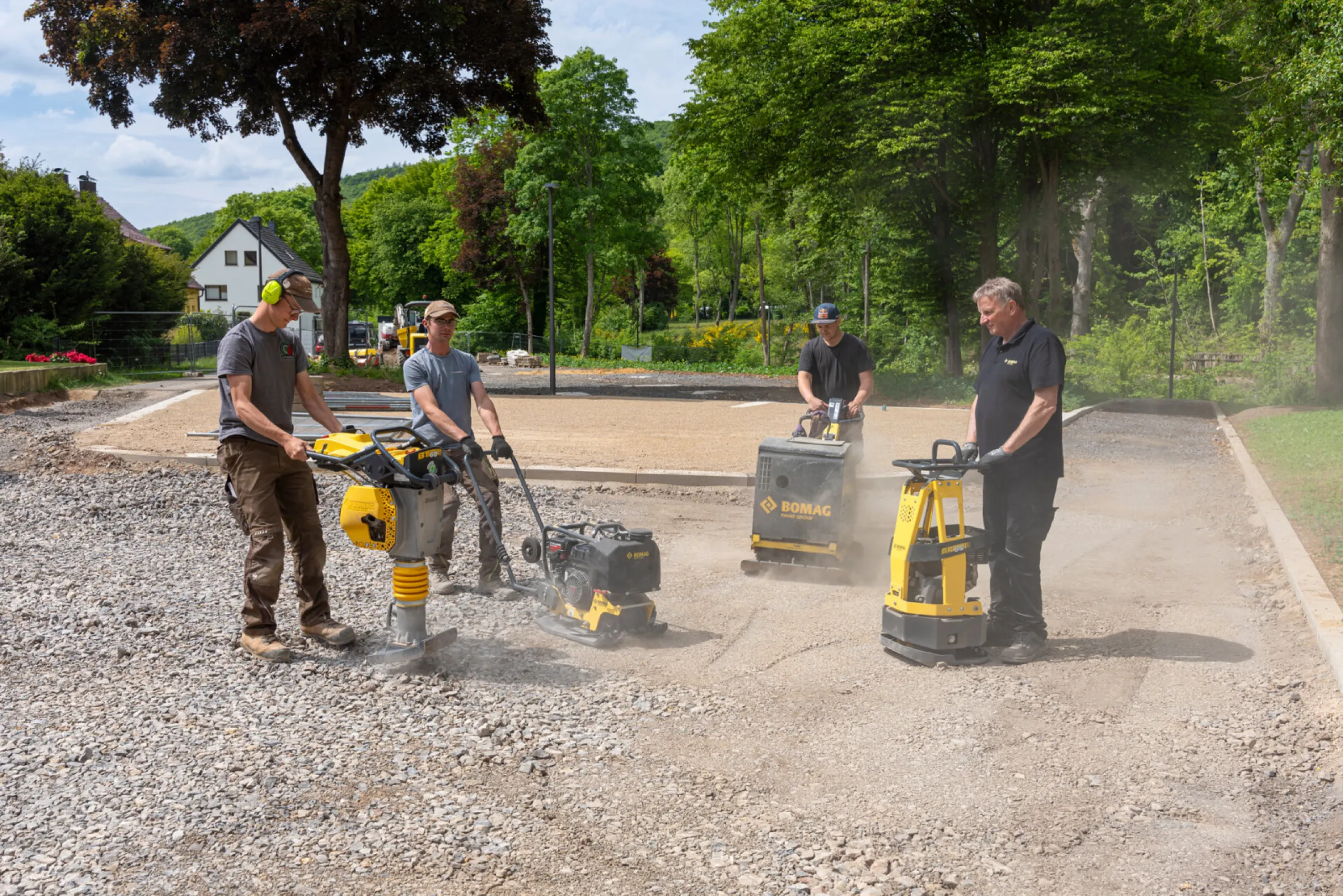 BOMAG light compaction equipment