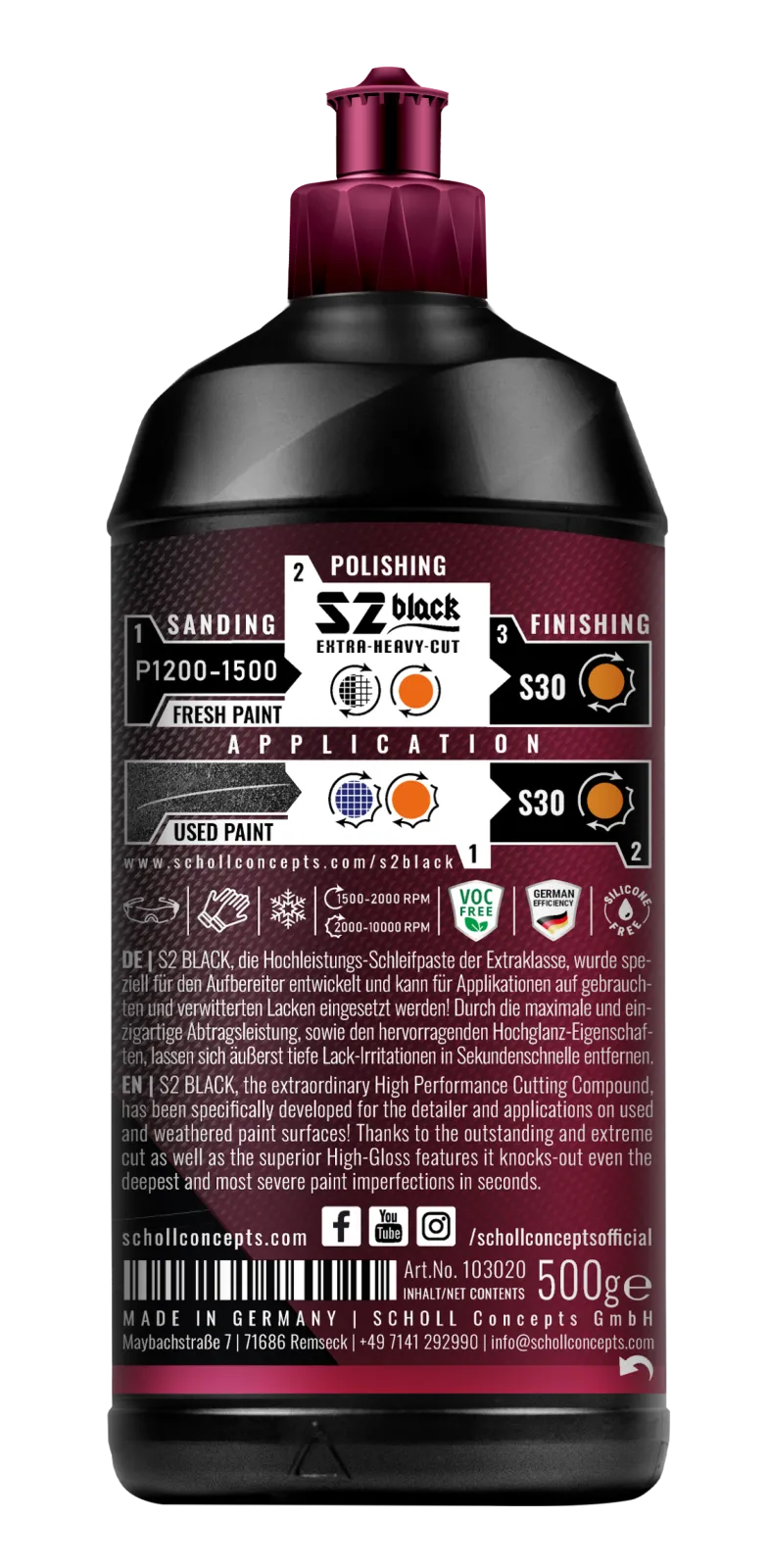 S2 Black Extra-Heavy-Cut Polish