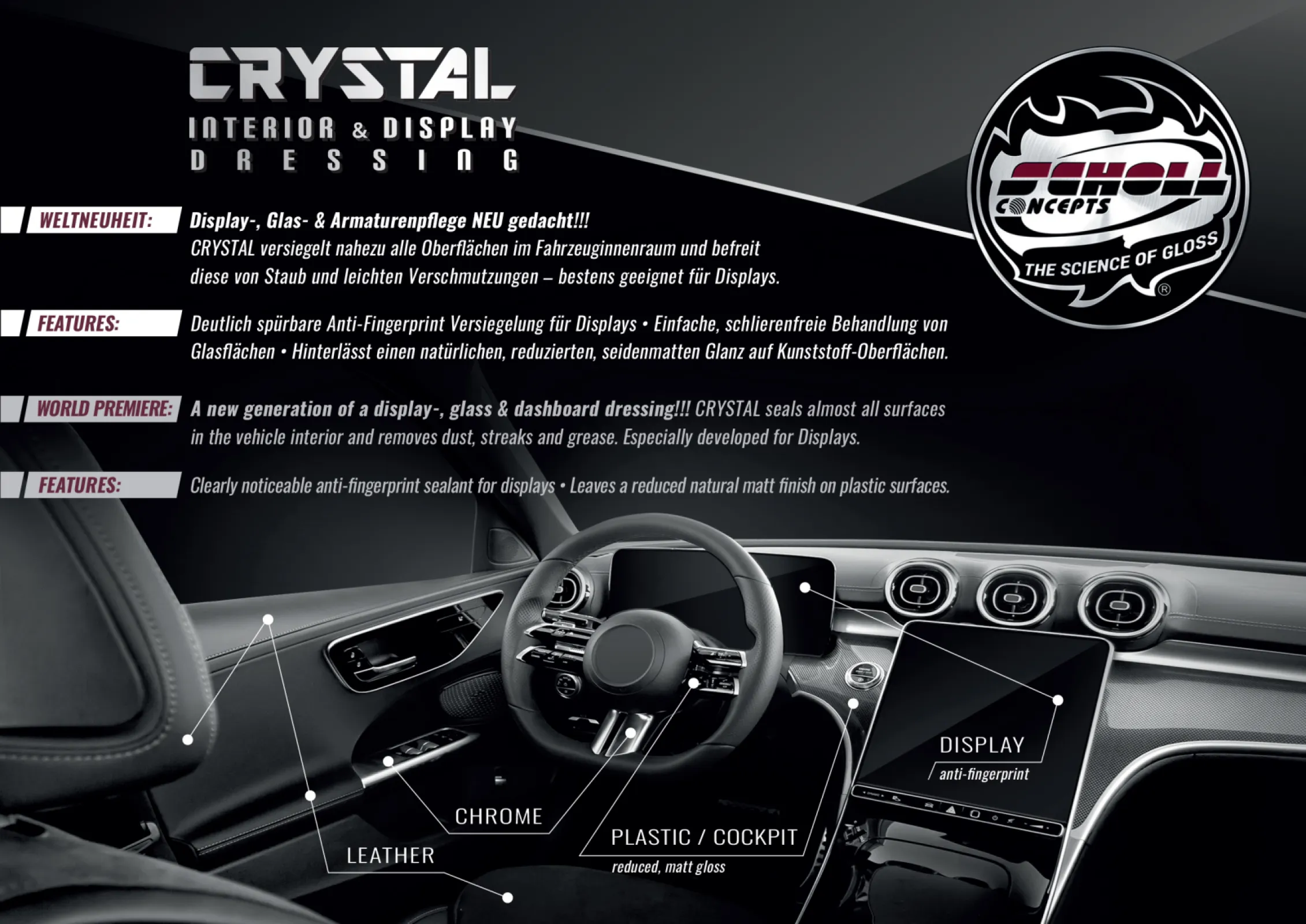 CRYSTAL Interior & Display Dressing