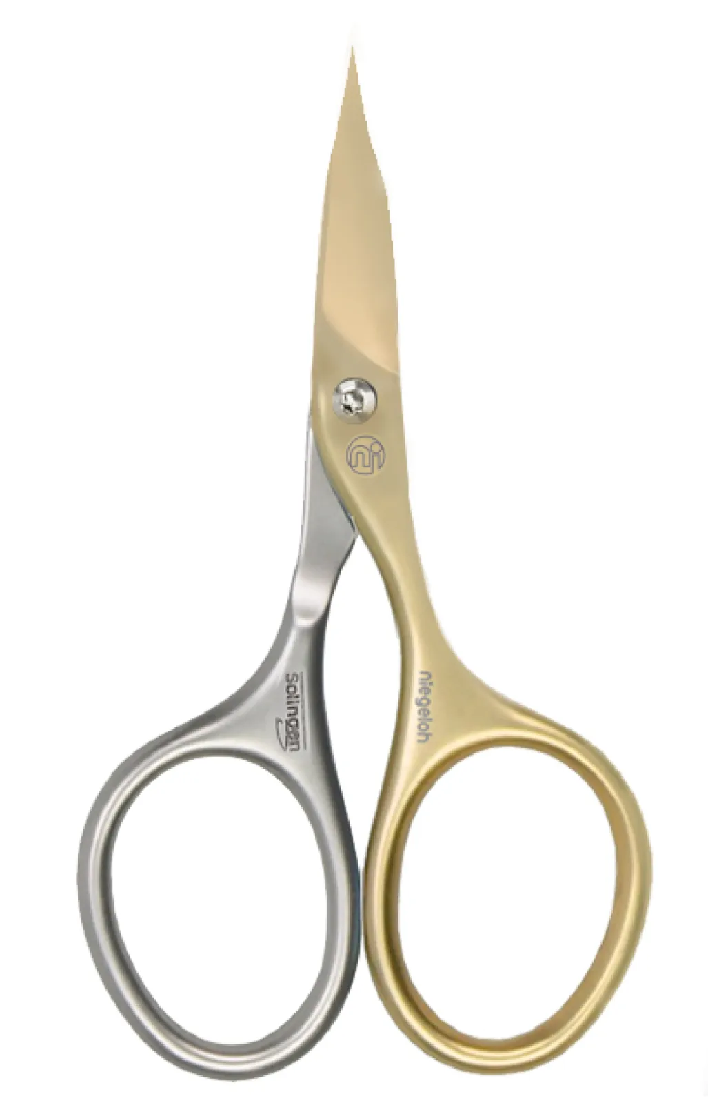 Niegeloh Combination Scissors Titanium - Selfsharpening Gold