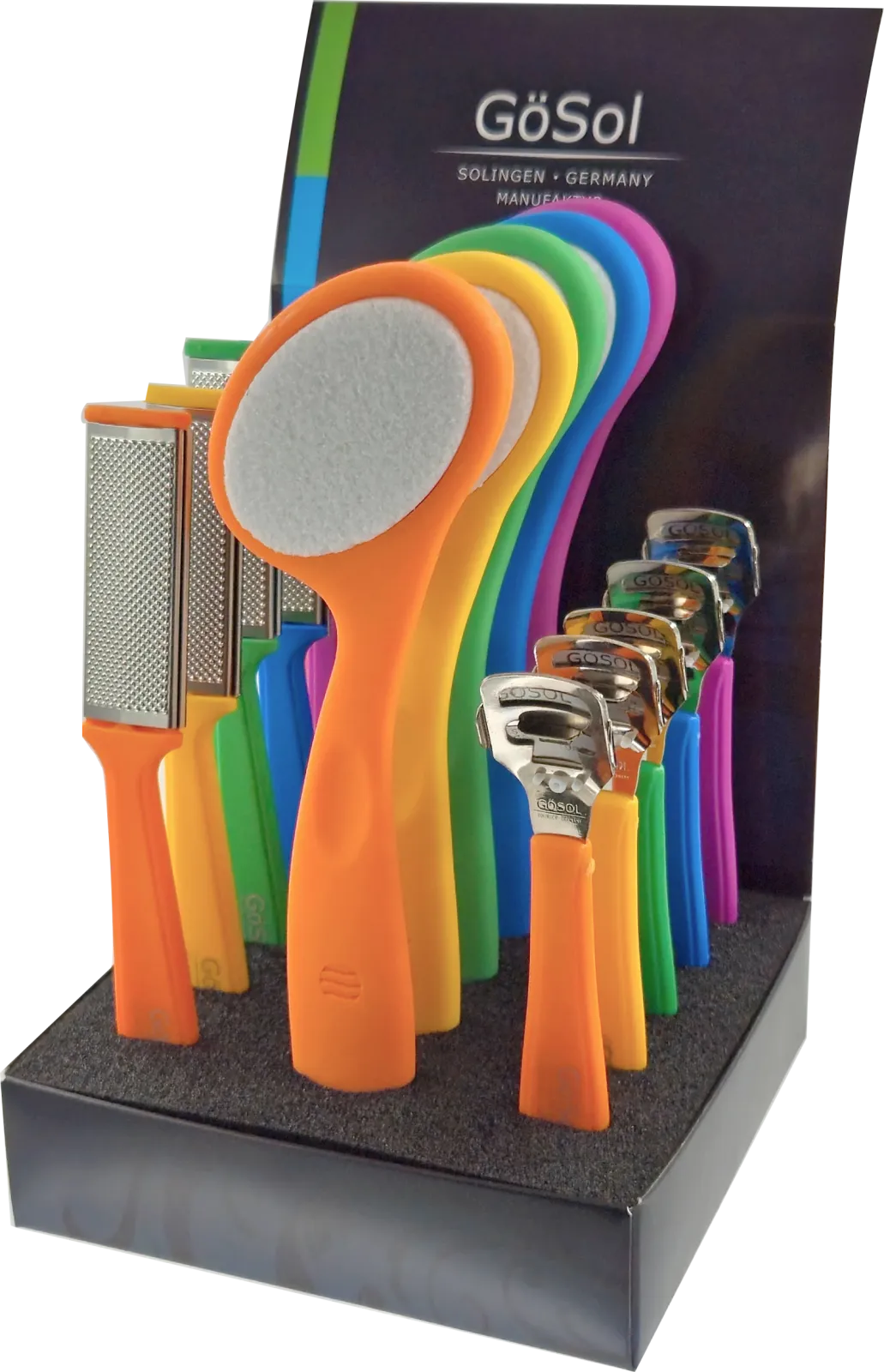 GöSol Foot Care Display 4 Colors