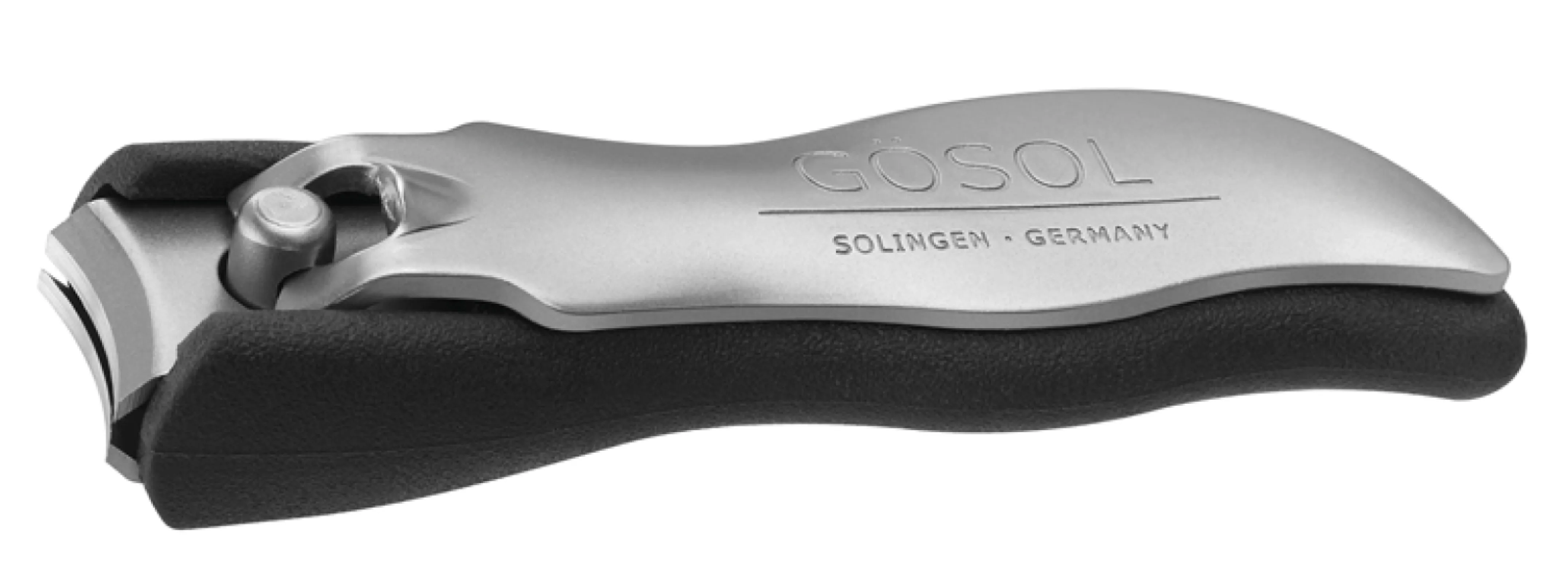 Nail clipper round cut, black (available in six colors)