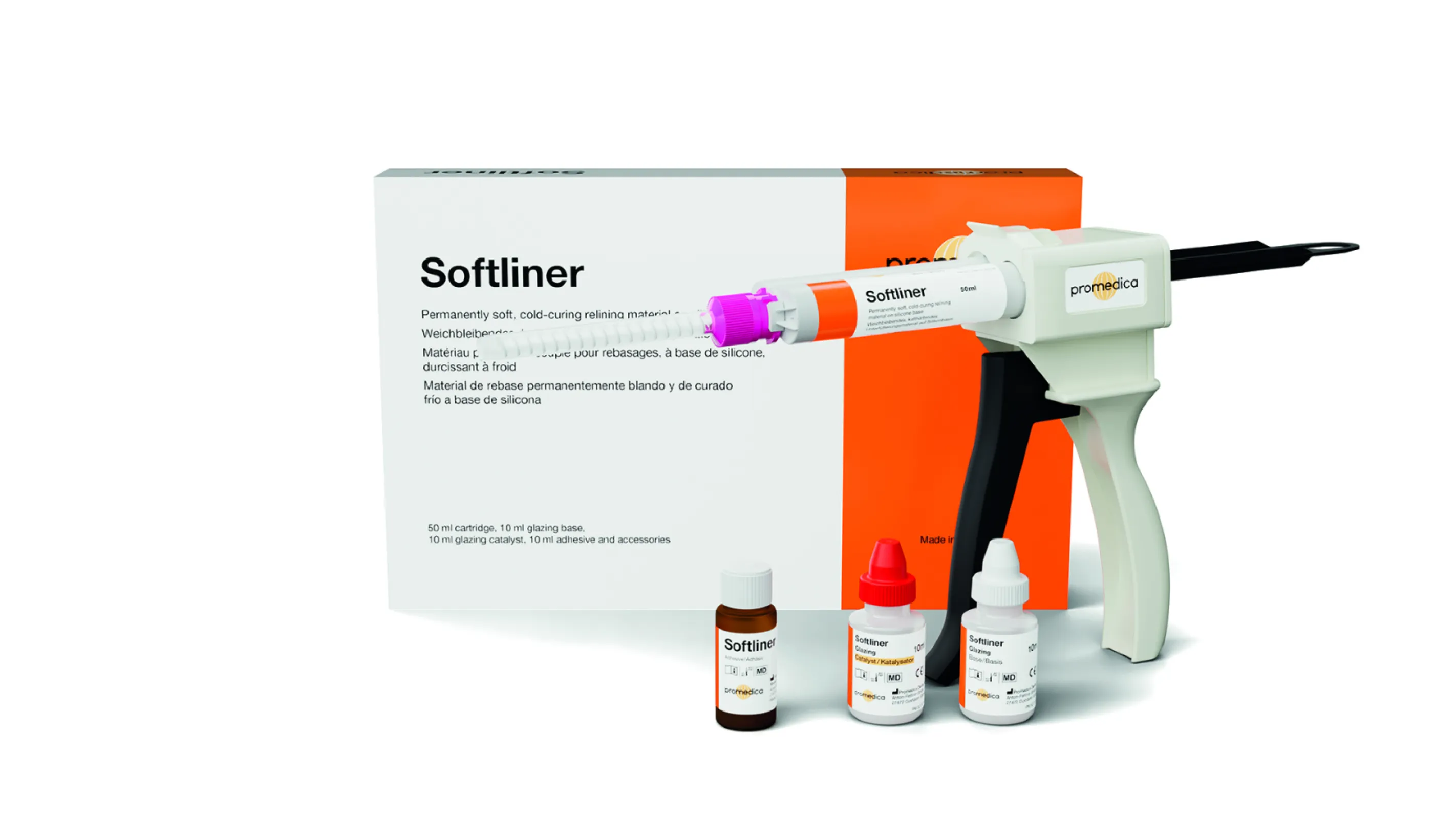 Softliner: Chairside soft denture relining material