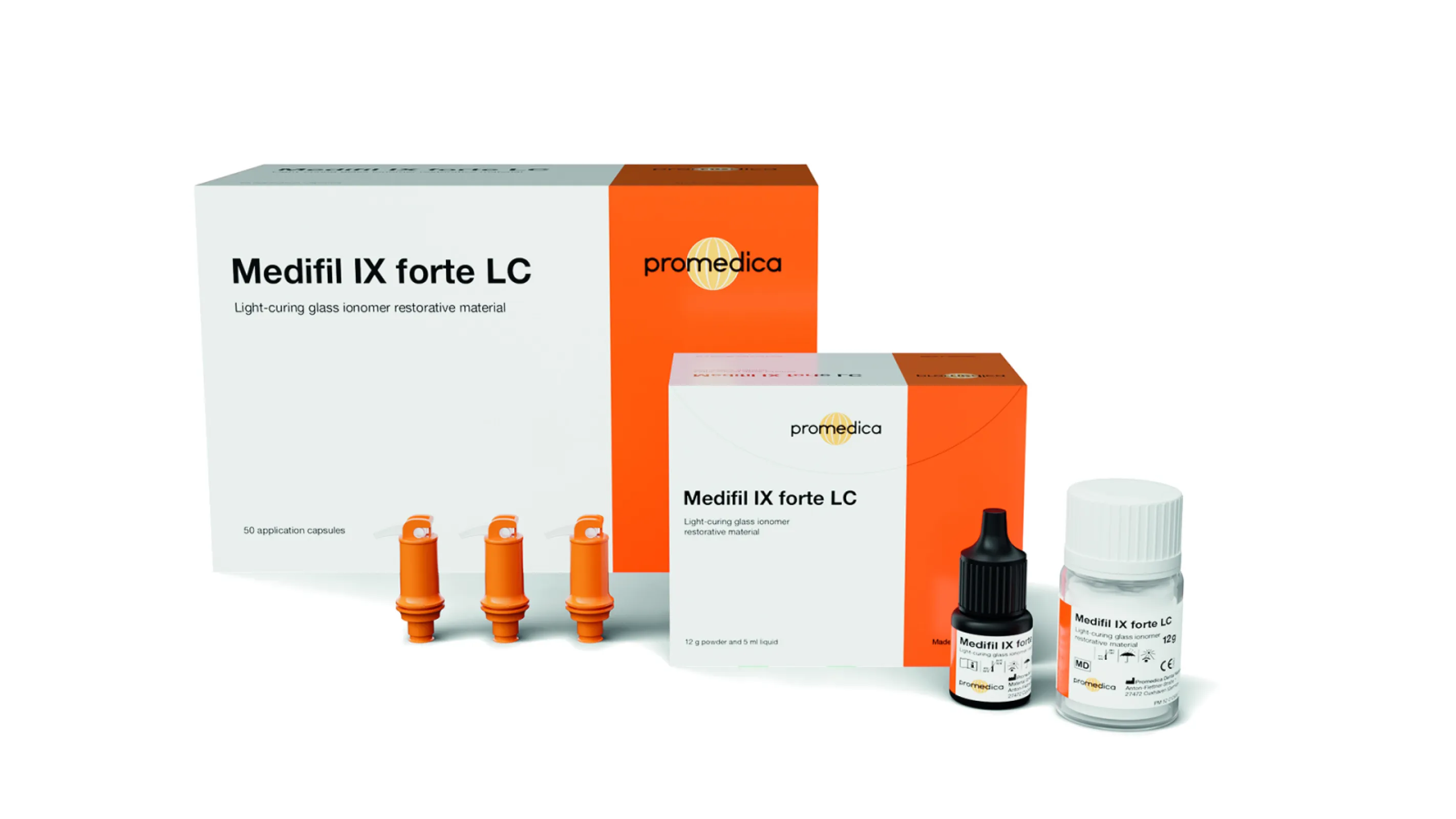 Medifil IX forte LC: Glass ionomer filling material