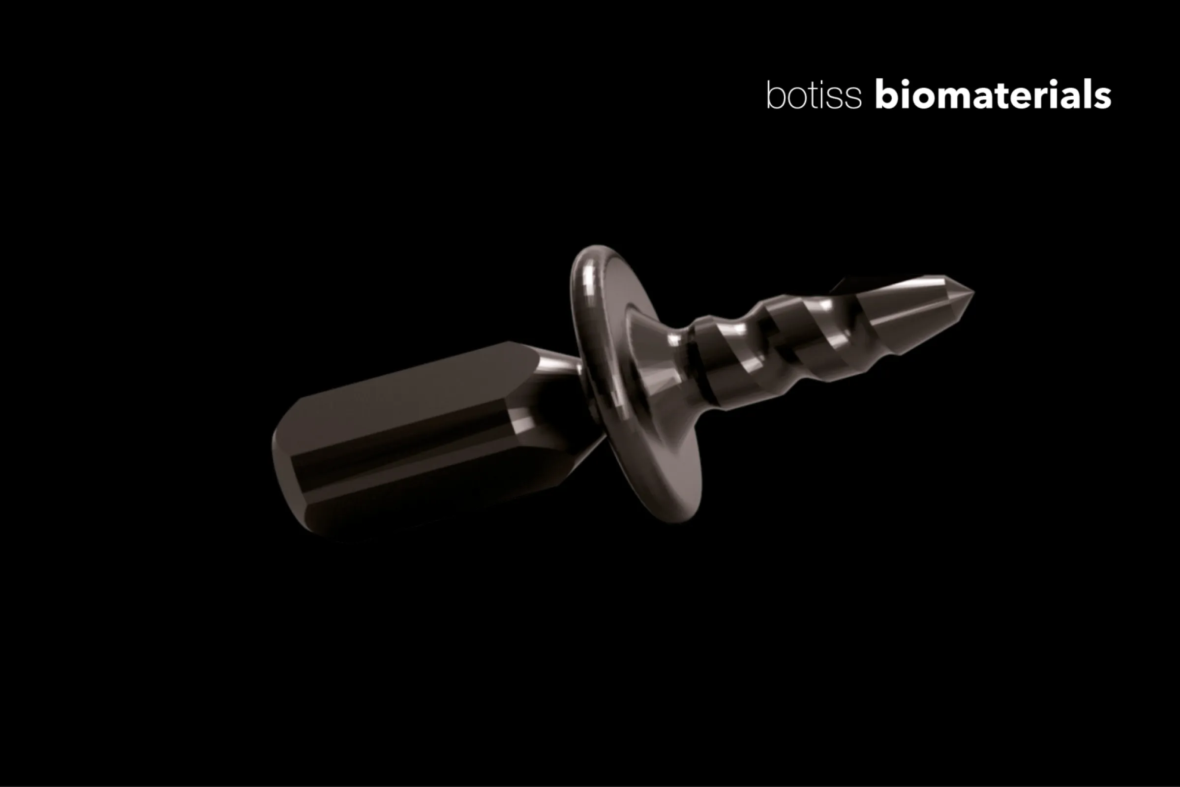 NOVAMag® resorbable fixation screws for securing barrier membranes and bone blocks.