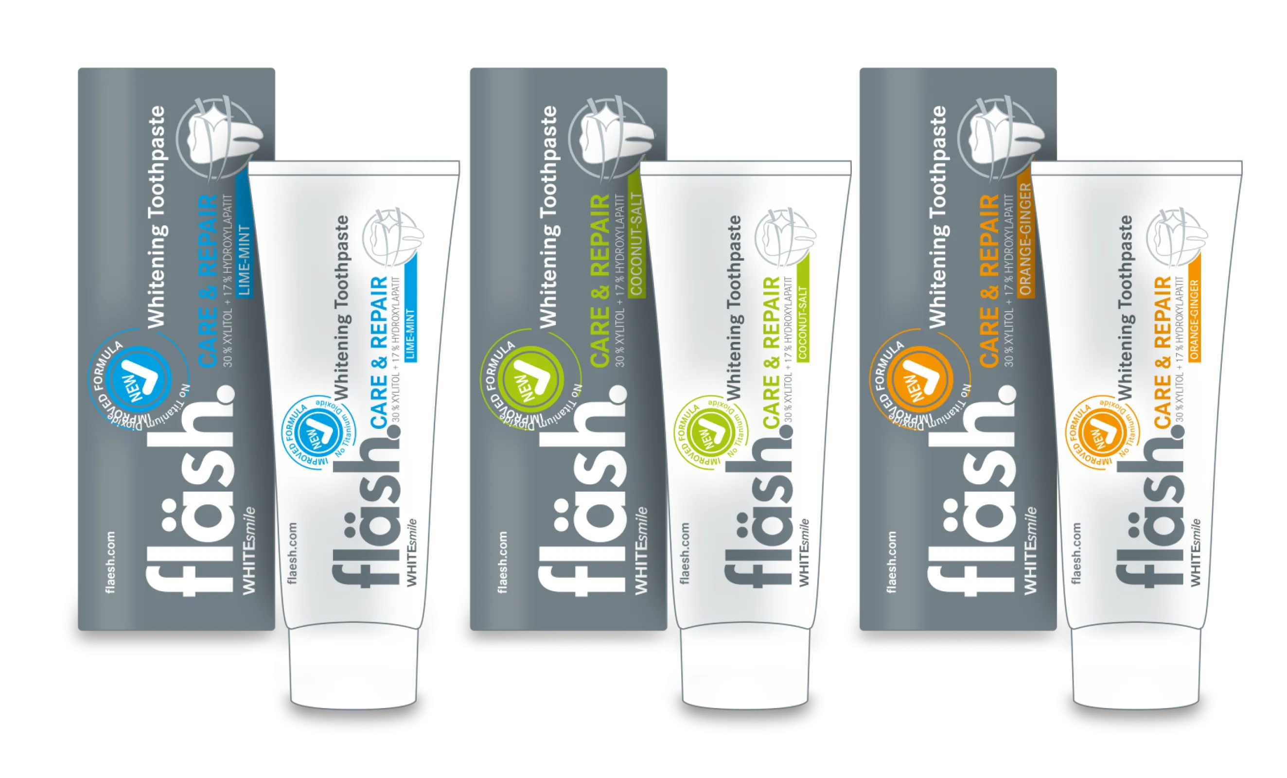 lime-mint, coconut-salt & orange-ginger