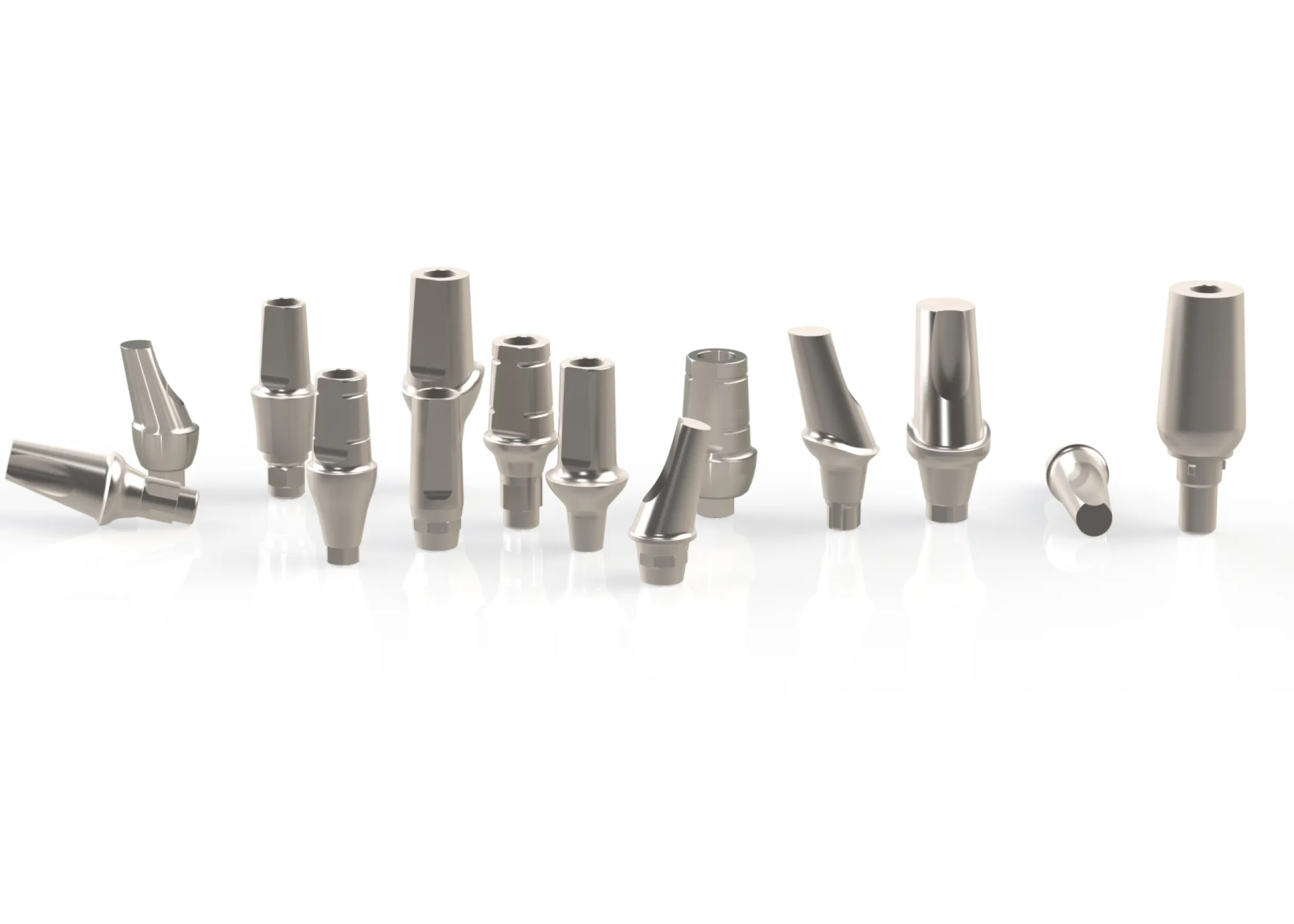 Straight and angled abutments