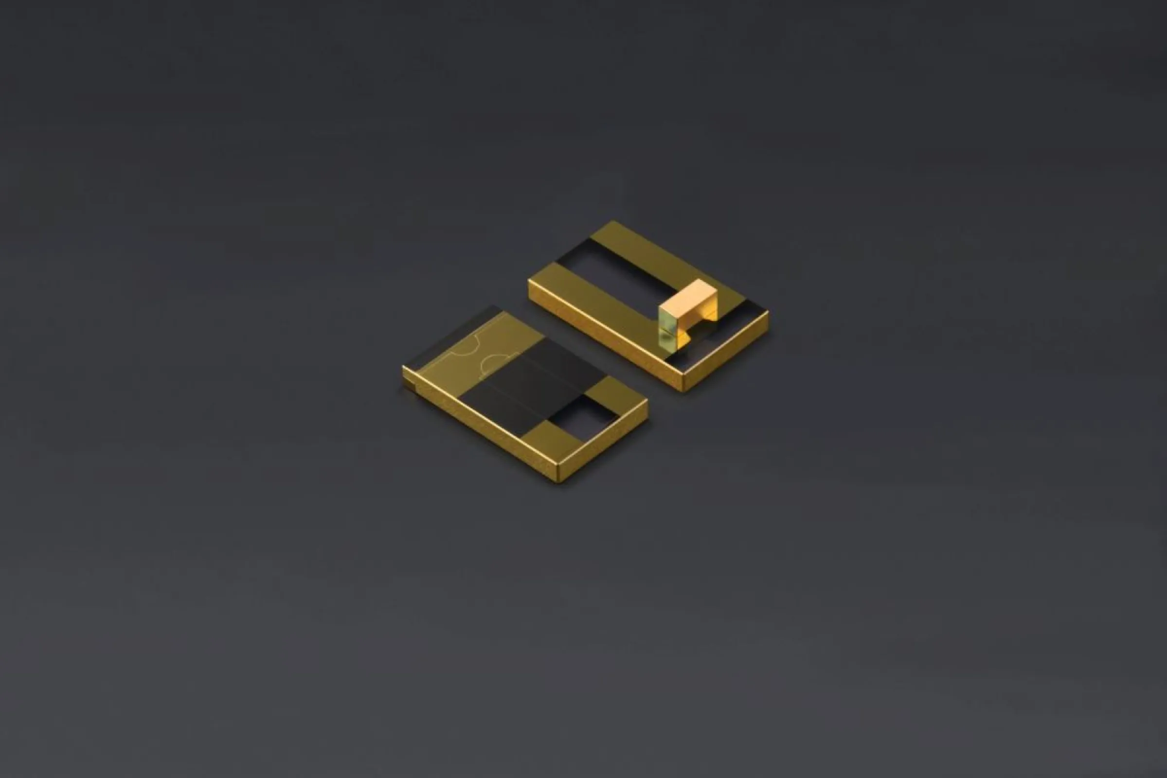 highly integrated NLO crystal (integrated resistance heater and temperature sensor)