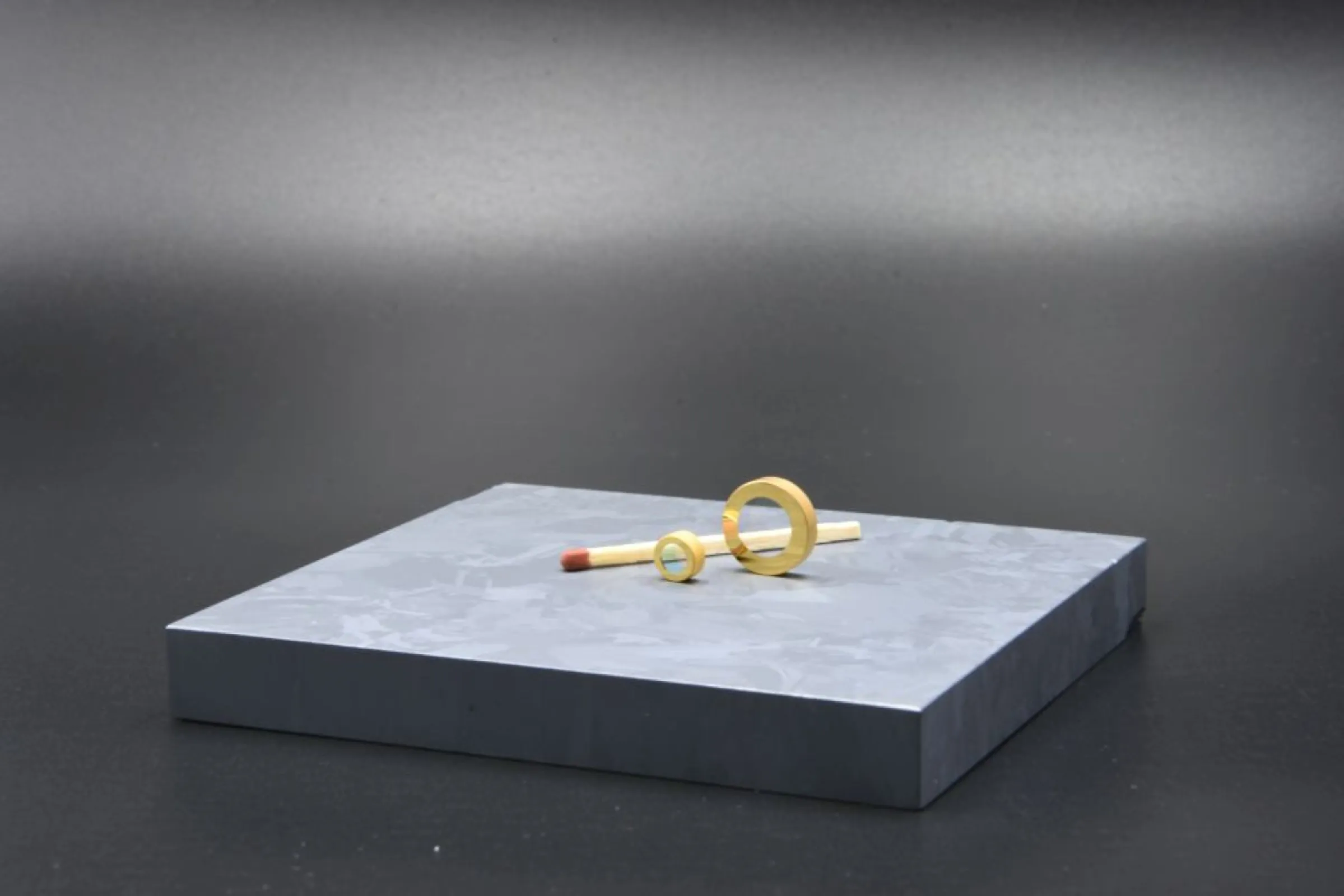 Partially metallized optics