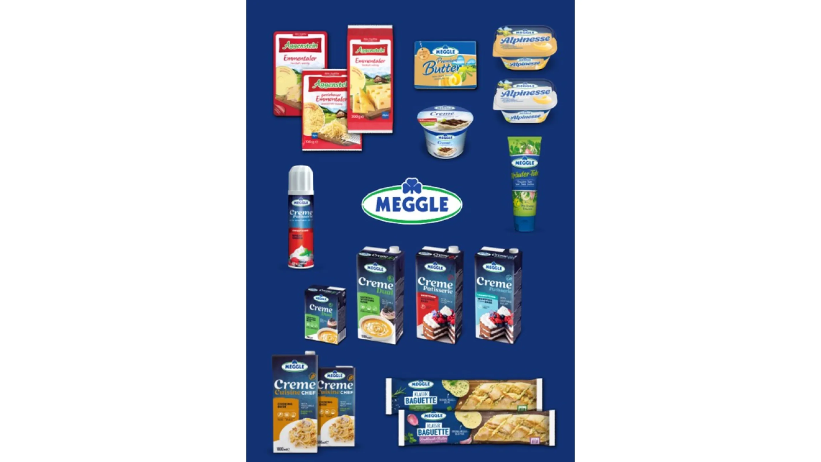 Our renowned Meggle products
