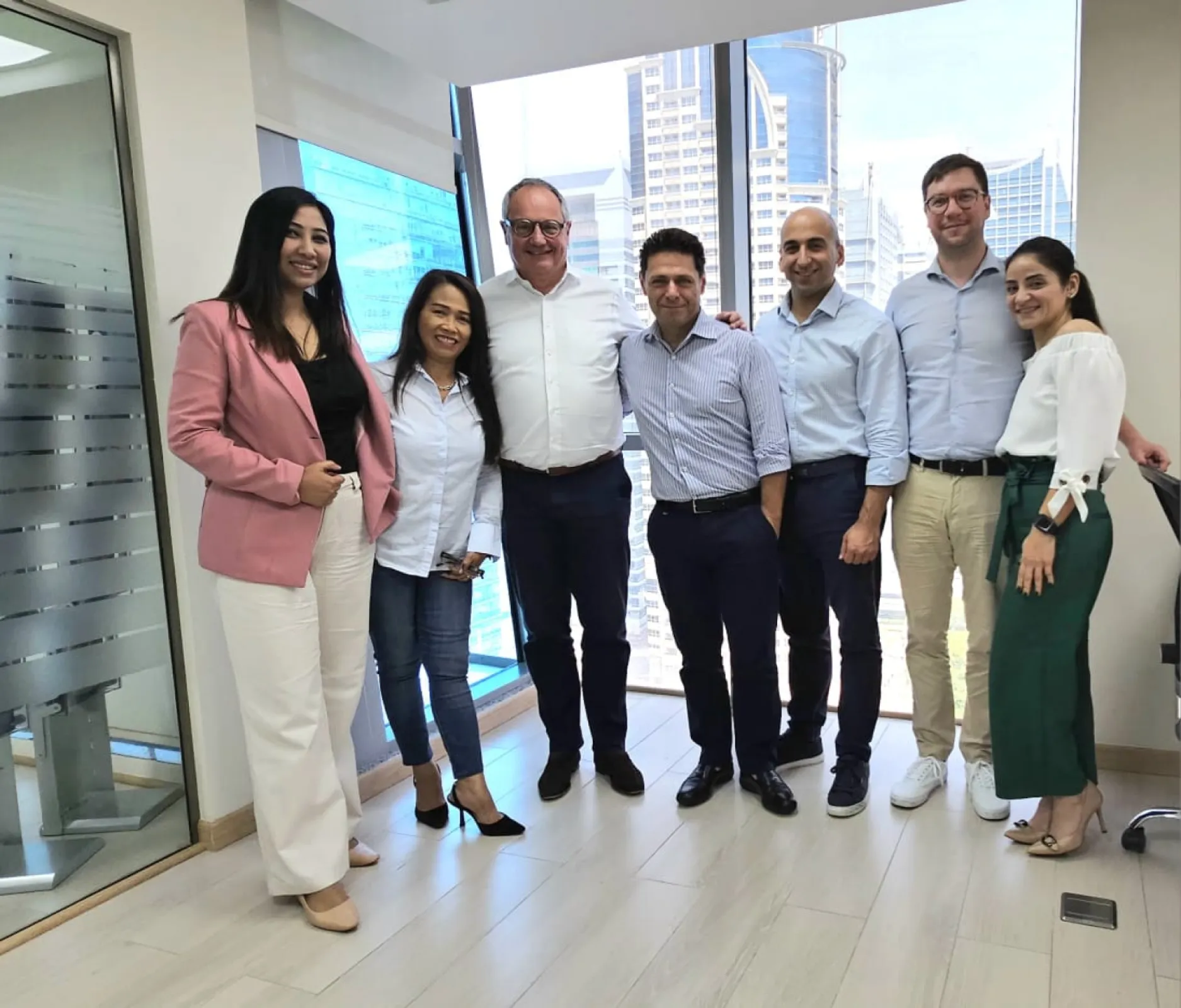 Dubai Team with the CEO