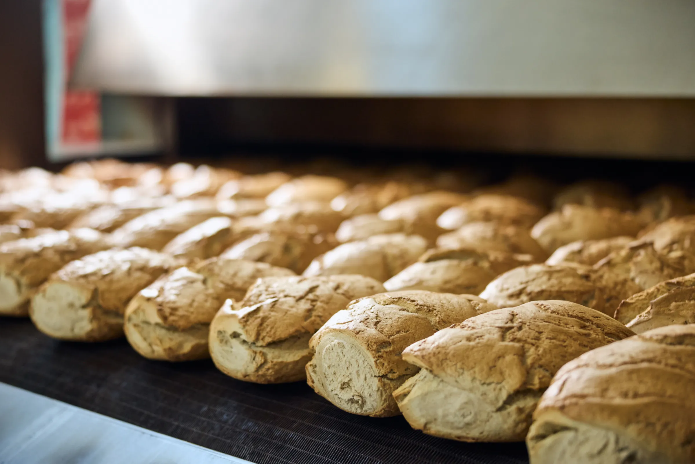 We freshly bake all bread that will later be processed into breadcrumbs or croutons.