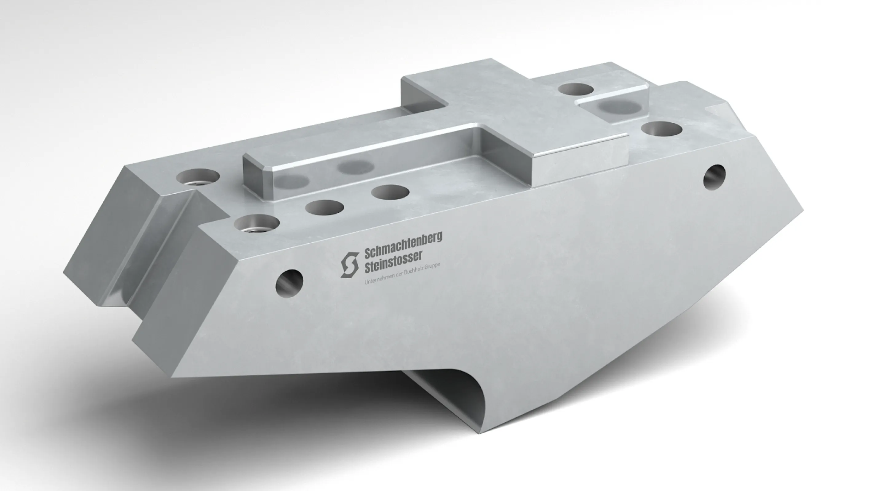 Twin-shaft-shredder blade (Backside)