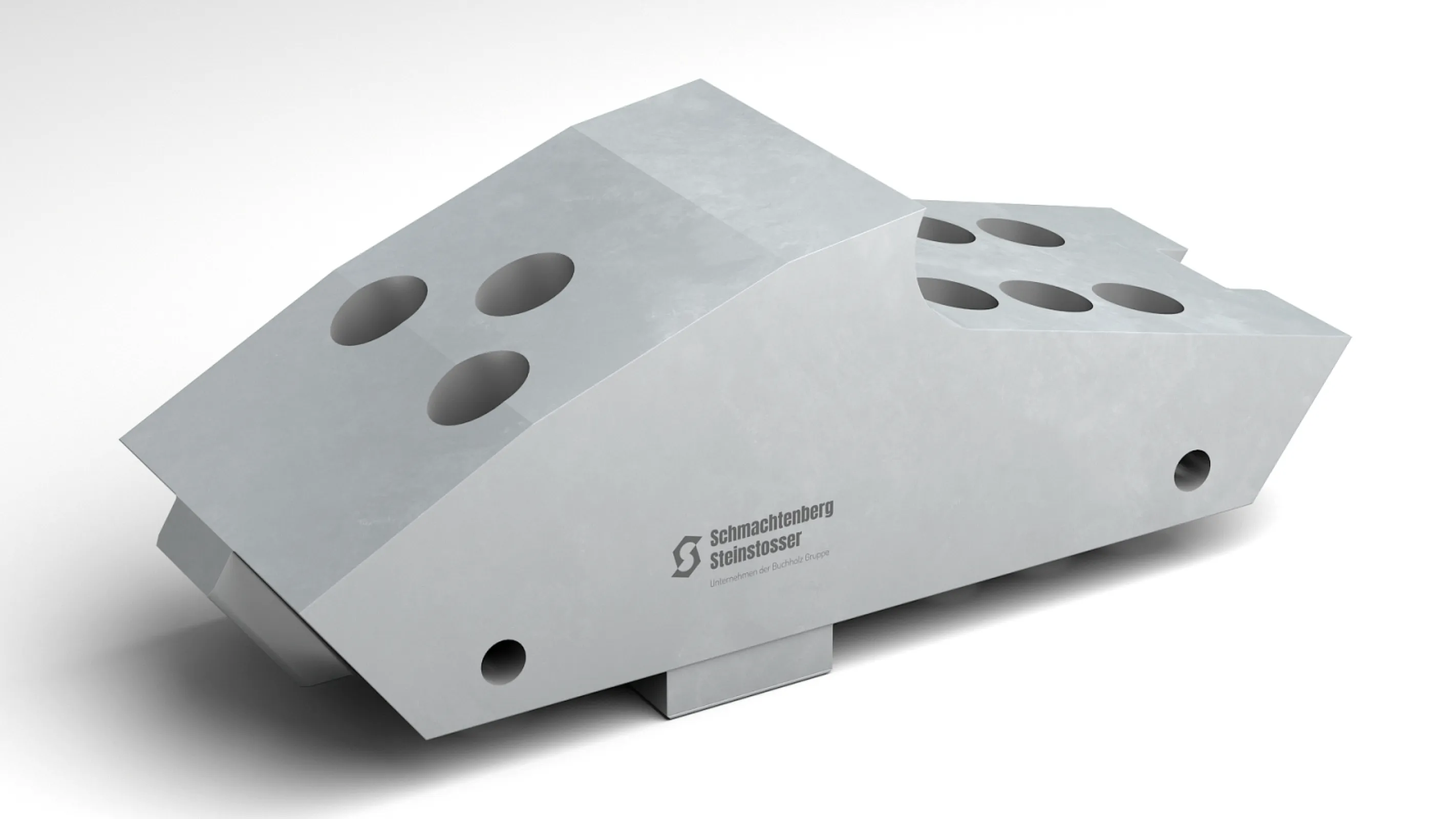 Twin-shaft-shredder blade