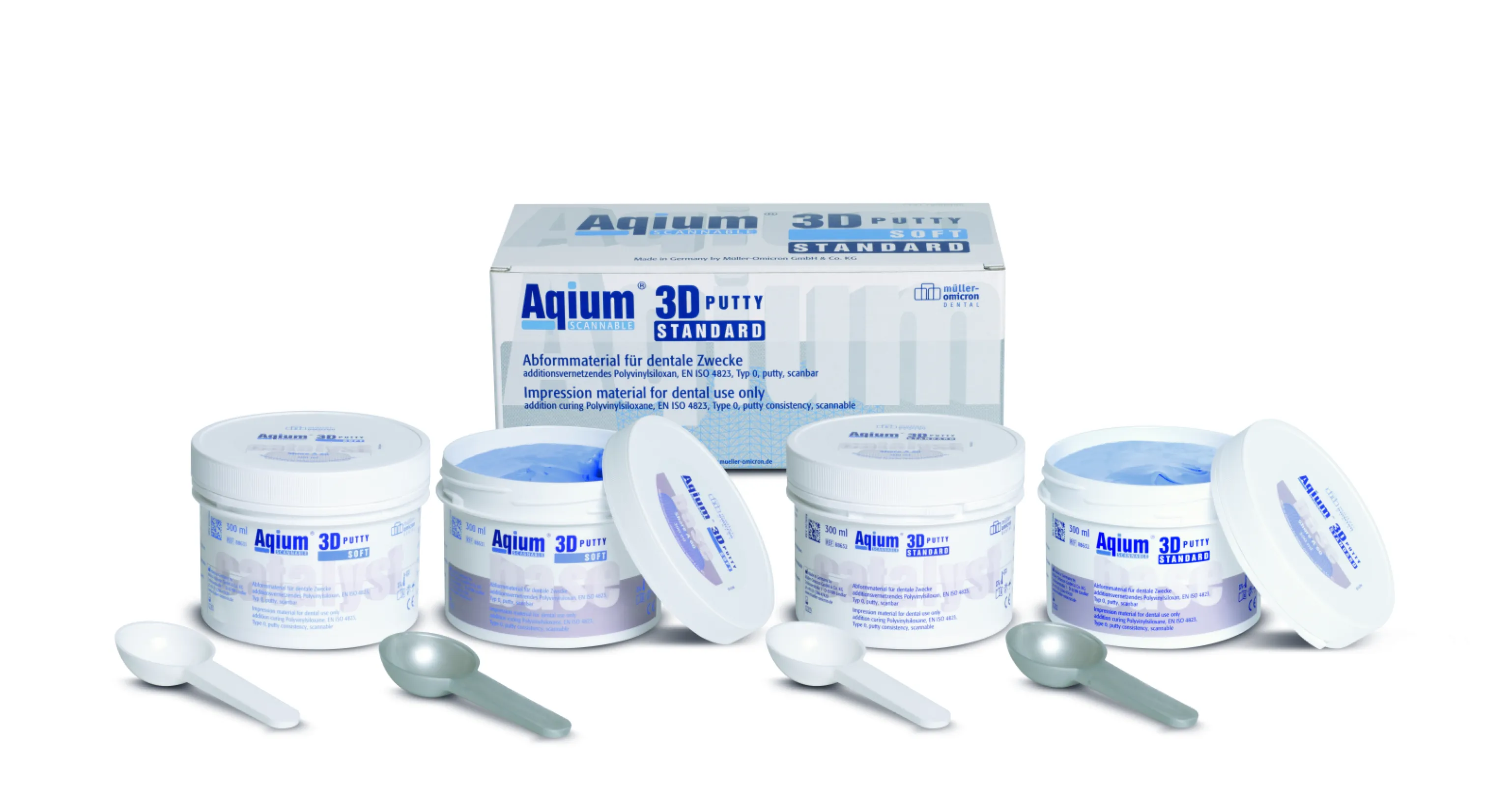 Aqium 3D Putty soft / hard, scannable