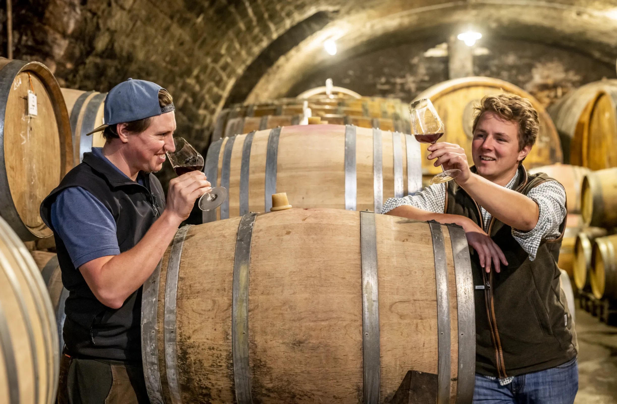 Cellar Master Florian Haas & Hans-Christoph Stolleis
