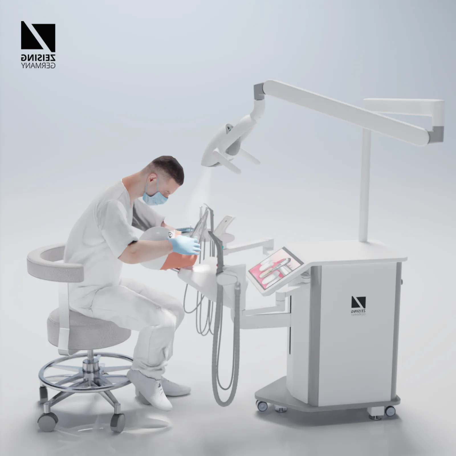 FOR LEFT AND RIGHT-HANDERS, CHANGEOVER IN SECONDS WITHOUT TOOLS