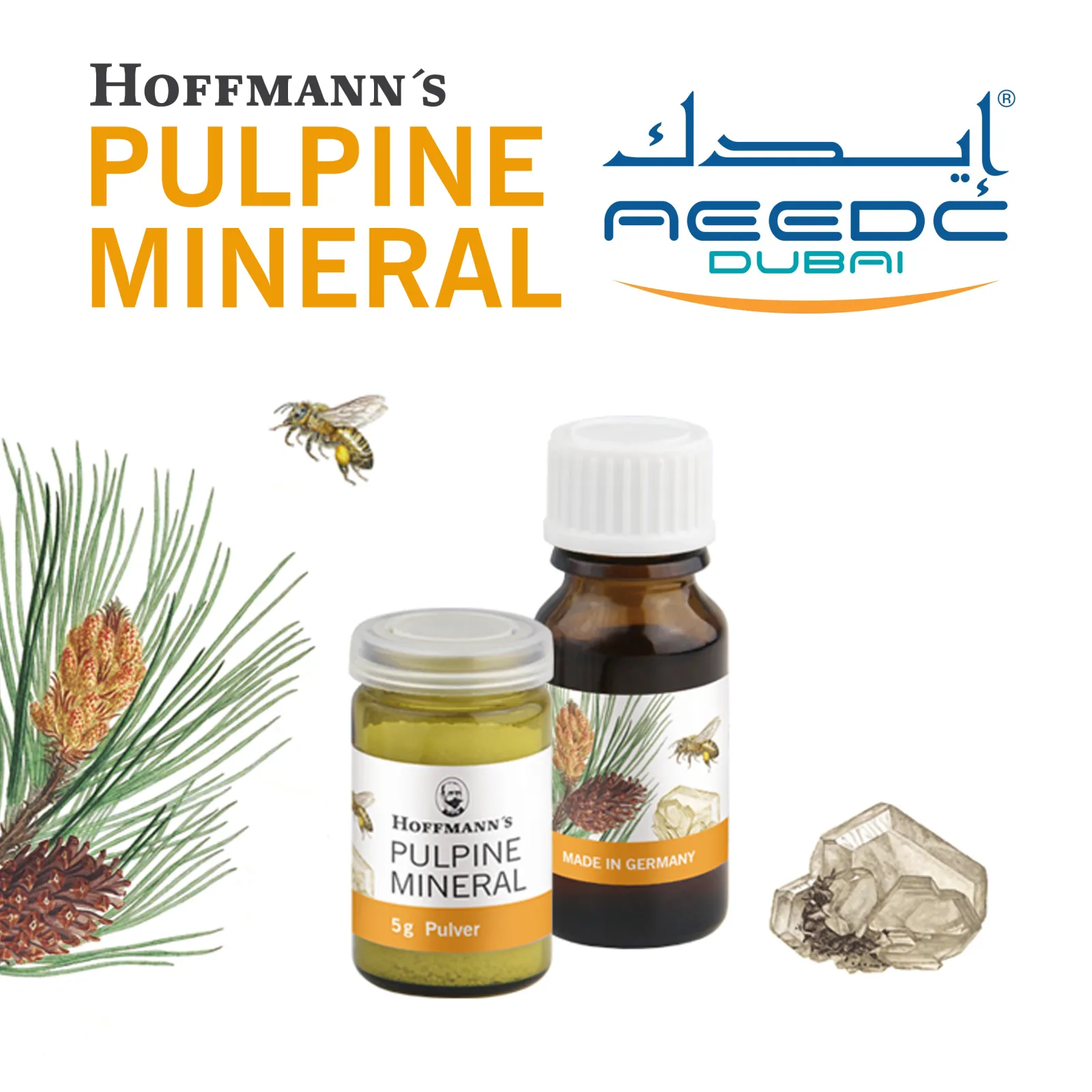 Hoffmann's Pulpine Mineral  made from propolis (collected by bees) and calciumhydroxide for pulp capping